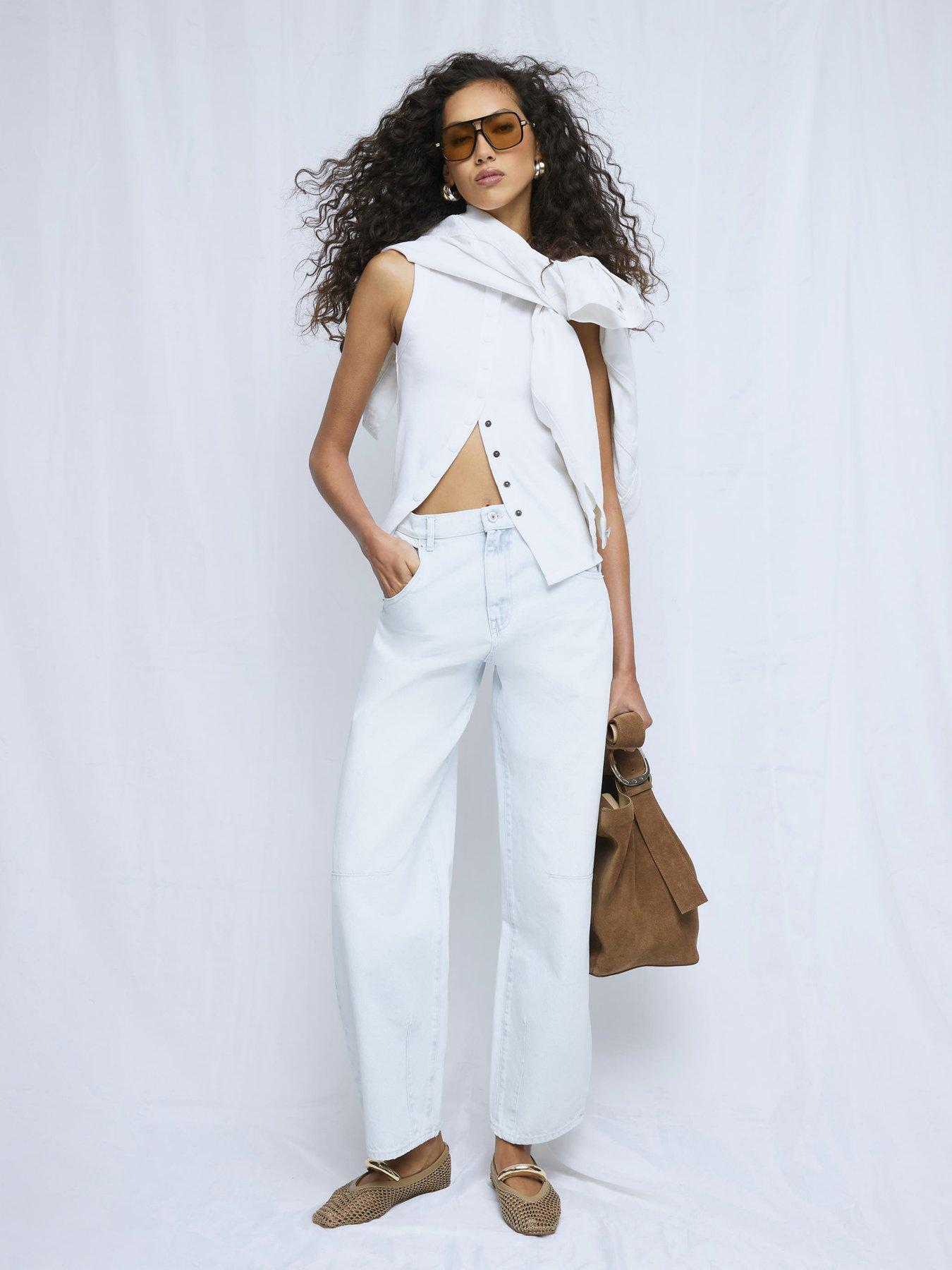undefined Balloon Leg Jeans