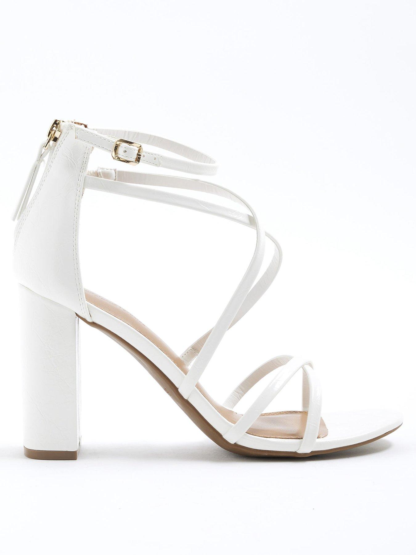 undefined Strappy Block Heel Sandals