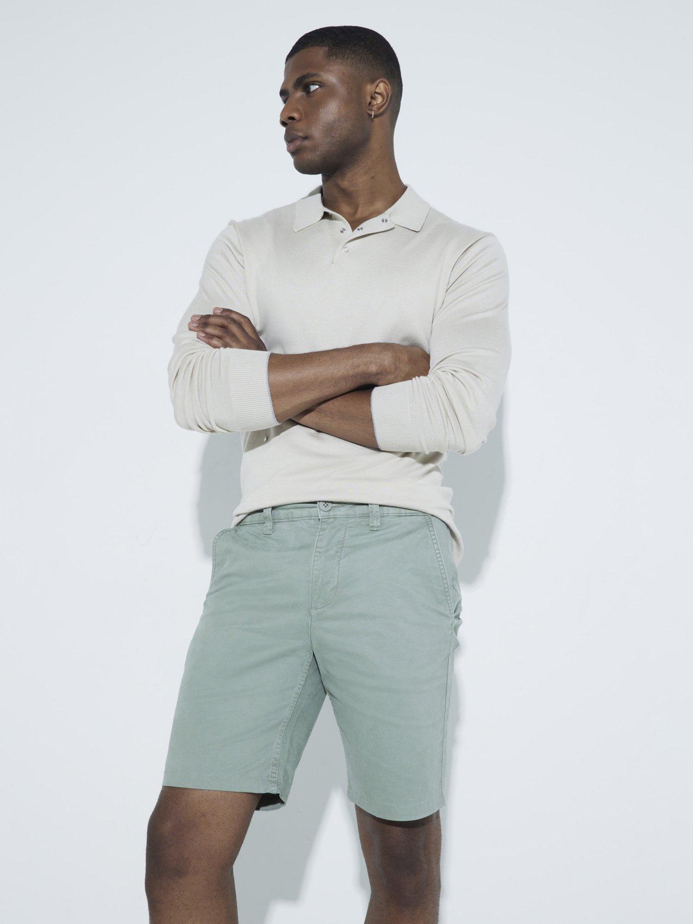 undefined Slim Fit Chino Shorts