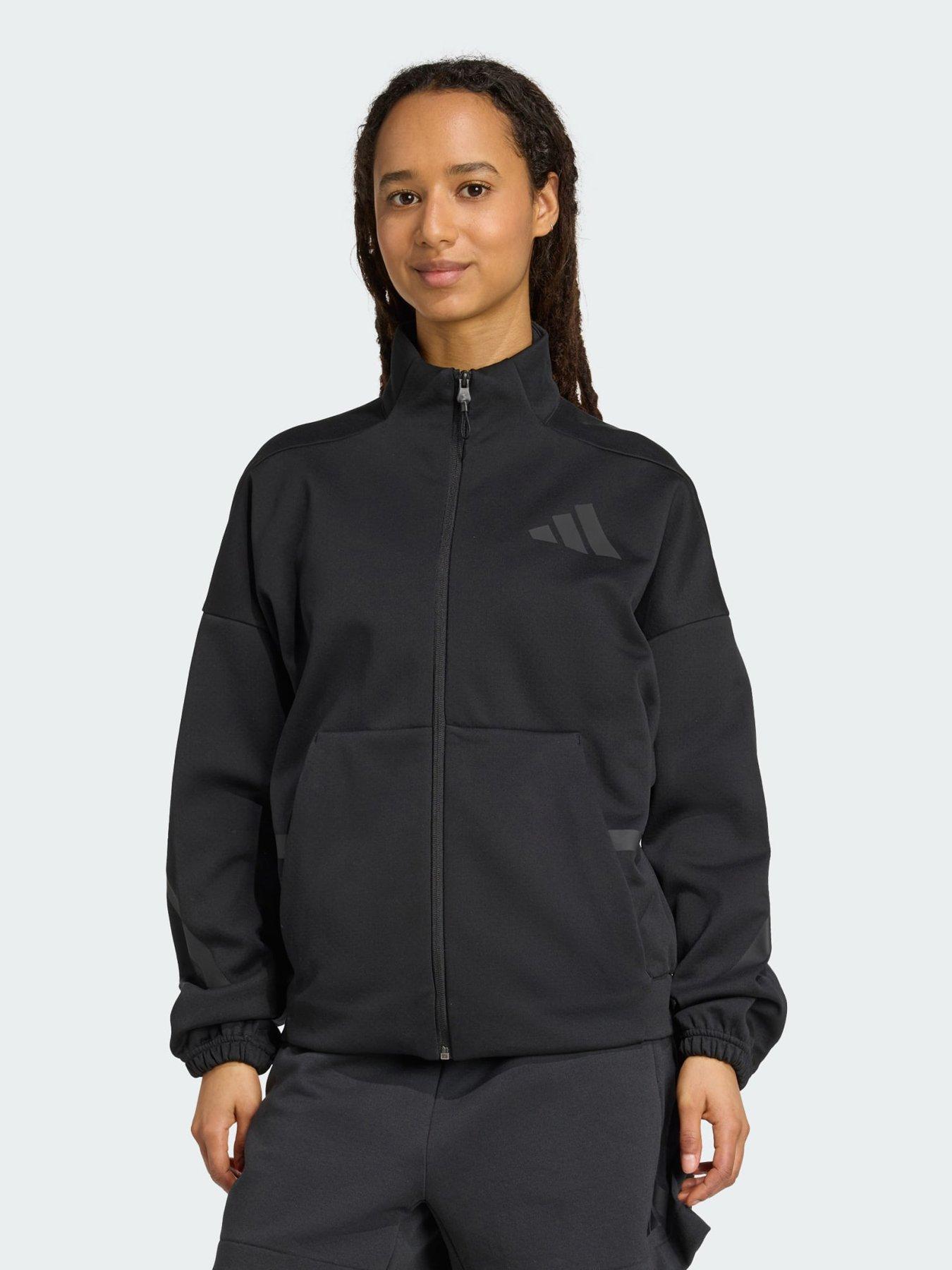 Image 1 of 5 of adidas Z.N.E. Tracksuit Top - Black