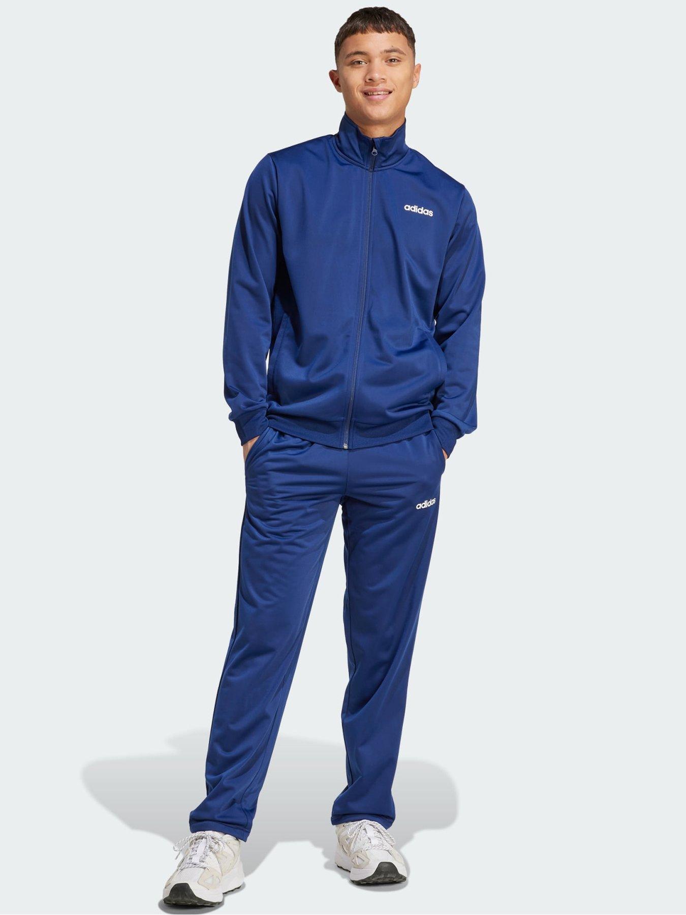 adidas Linear Tracksuit, Dark Blue, Size 2Xl, Men