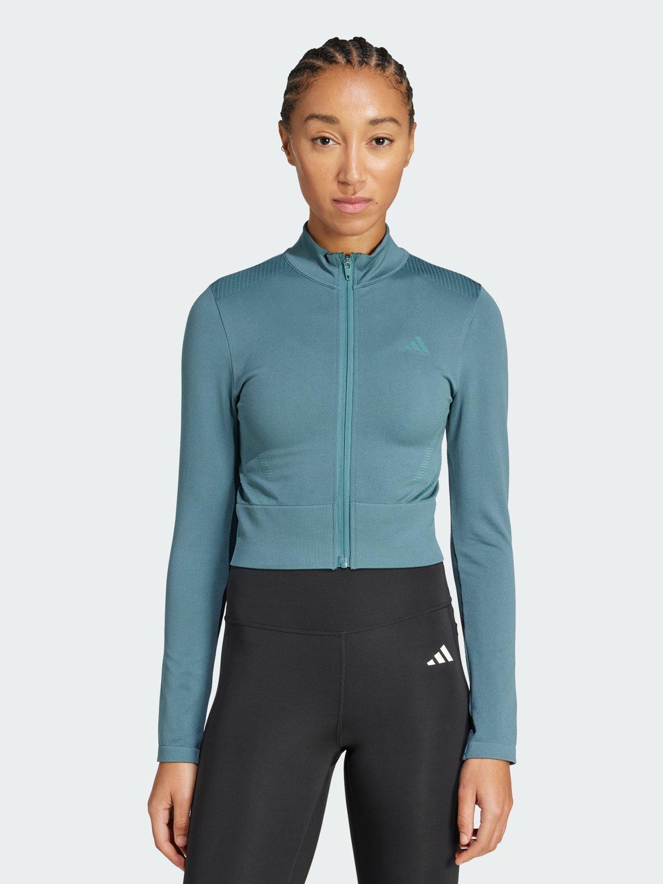 undefined Workout Essentials Full-Zip Knit Jacket