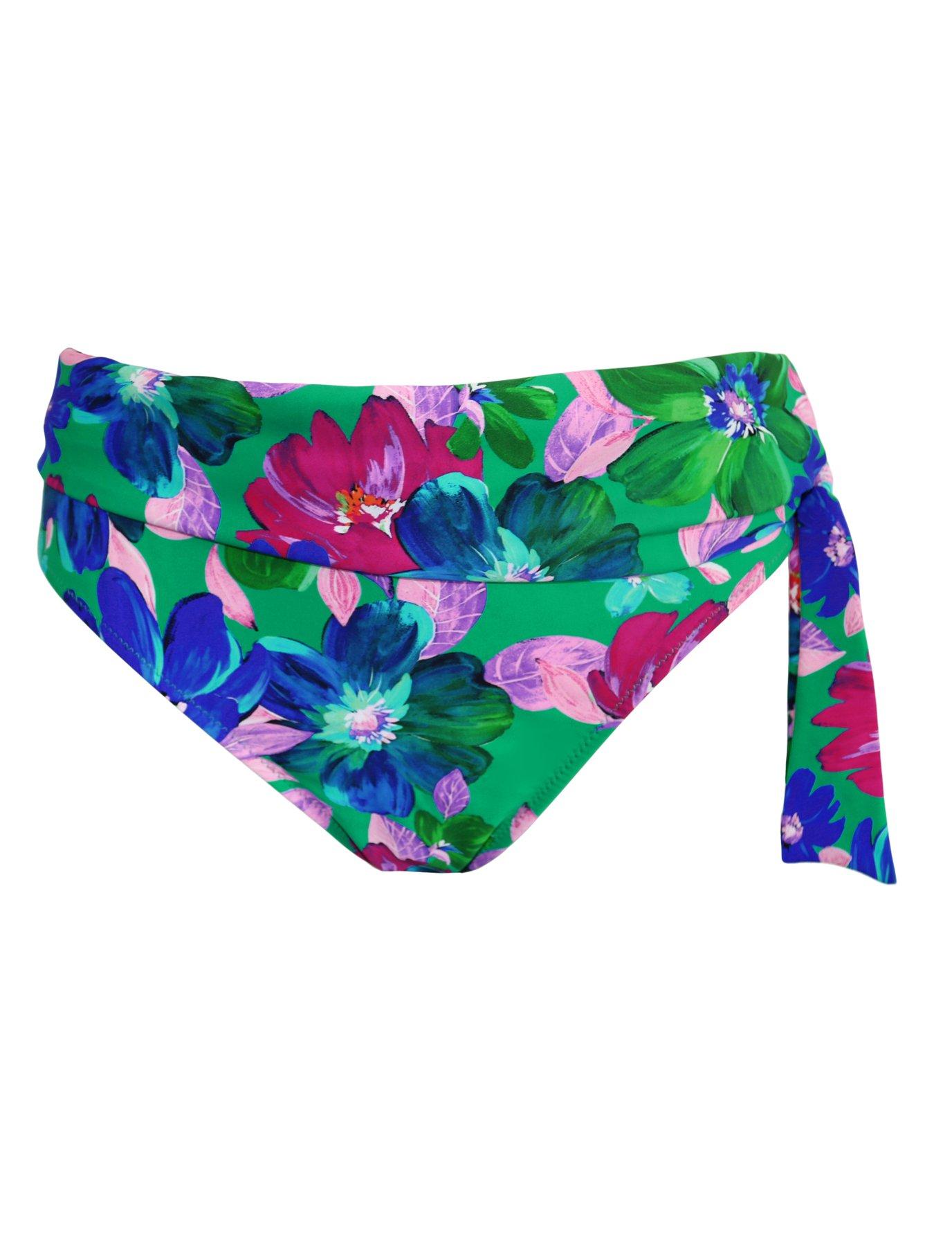Image 3 of 4 of Pour Moi Getaway Fold Over Tie Bikini Brief