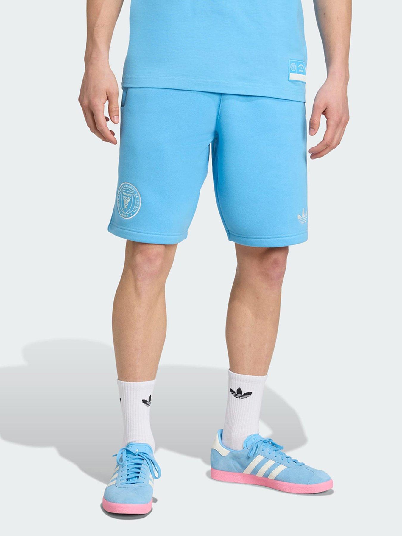 adidas Originals Inter Miami CF adidas Originals Travel Shorts, Bright Blue, Size S, Men