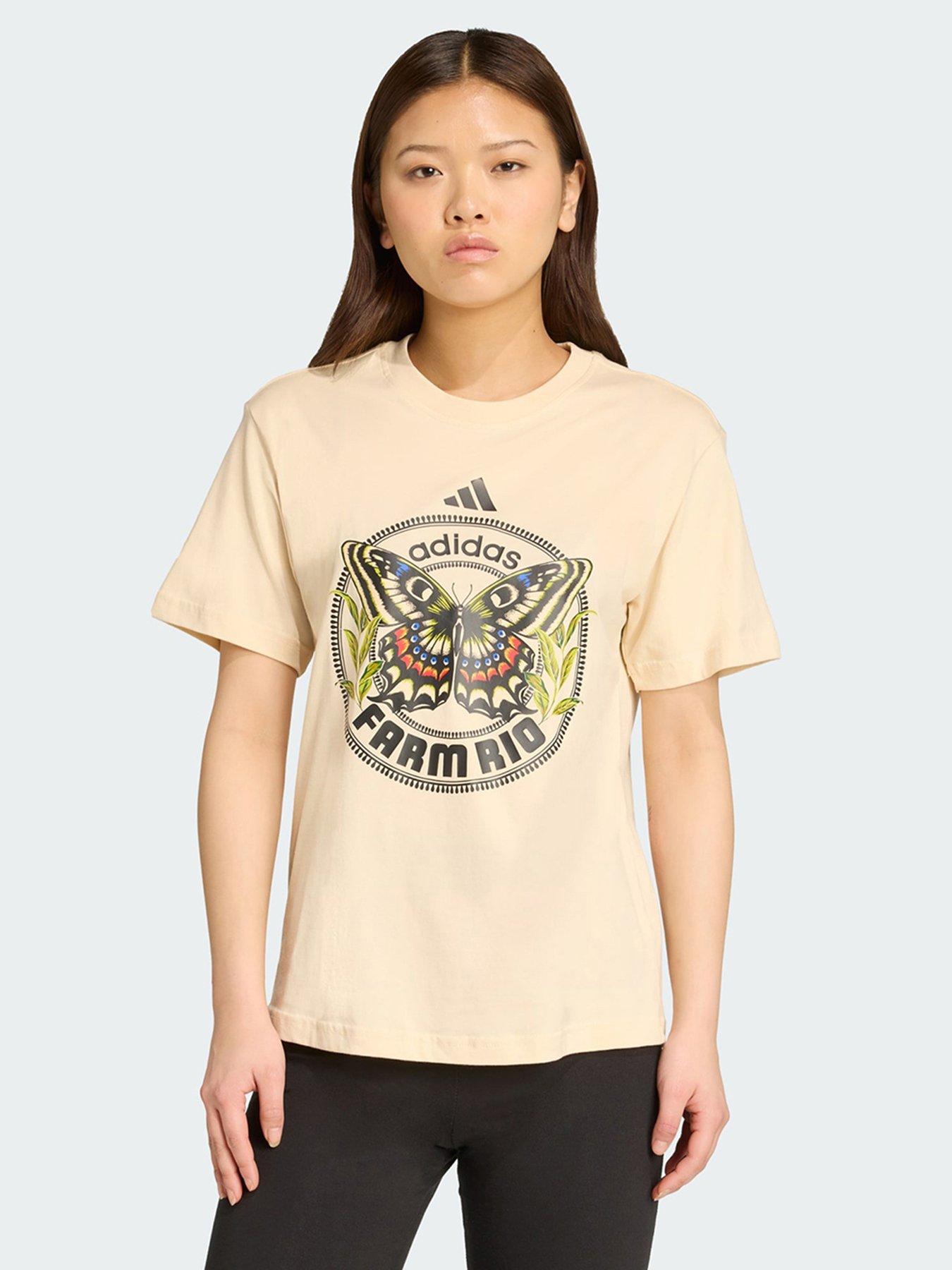 undefined X FARM Graphic Tee - Beige