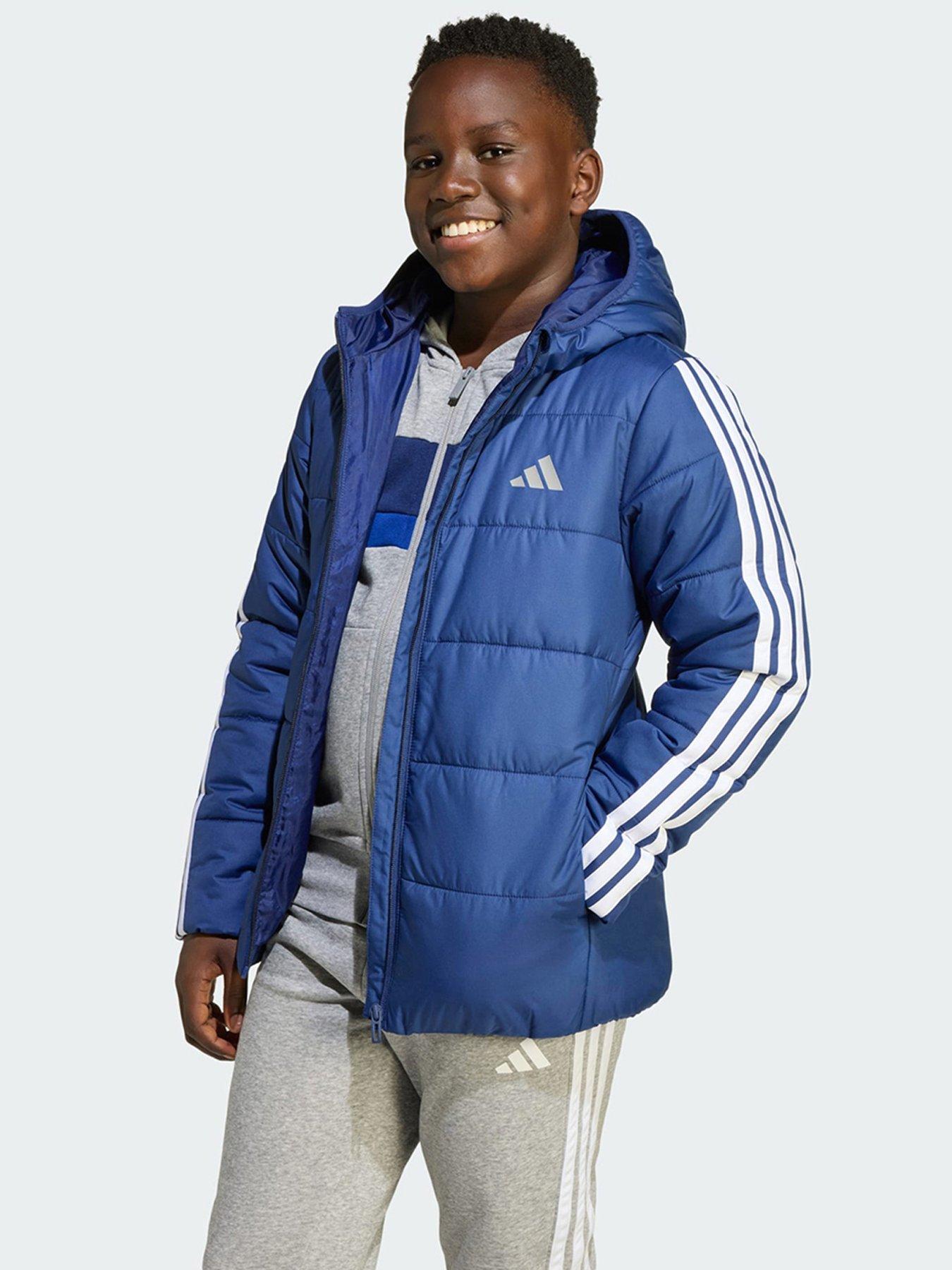 adidas Essentials 3-Stripes Padded Jacket Kids, Pink, Size 9-10 Years