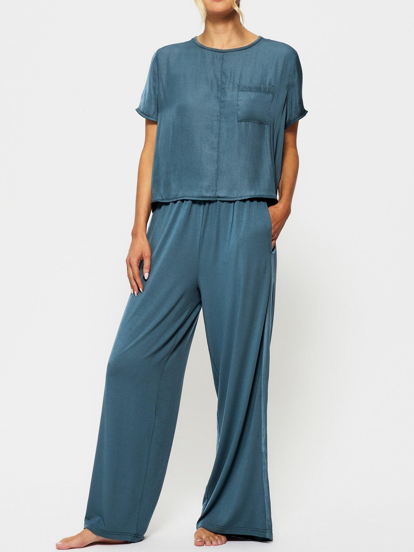 undefined Raye Satin Jersey T-Shirt
