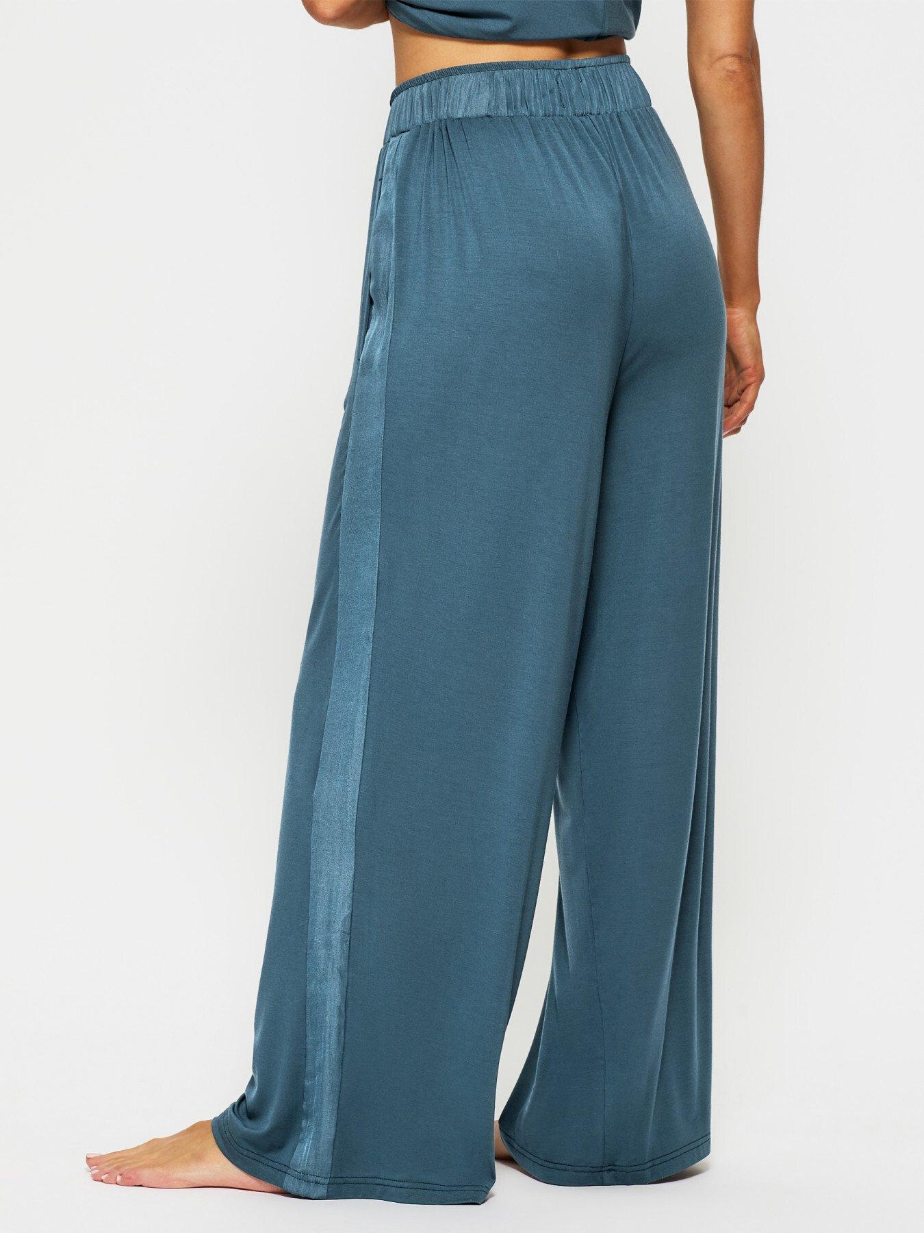 Image 2 of 2 of Knickerbox Raye Satin Jersey Trouser