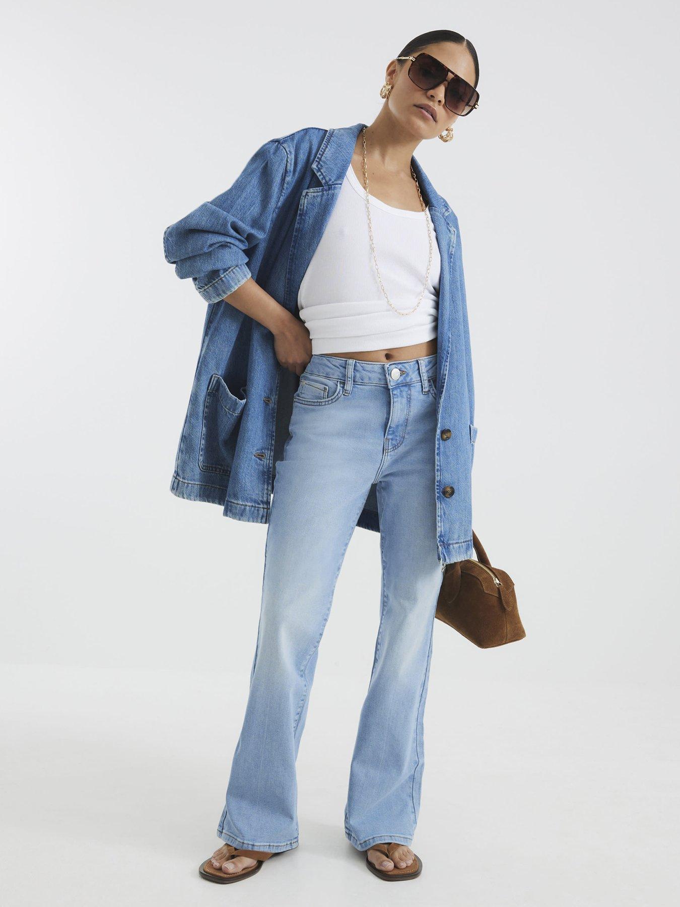 River Island Petite Mid-rise Bootcut Jeans Very