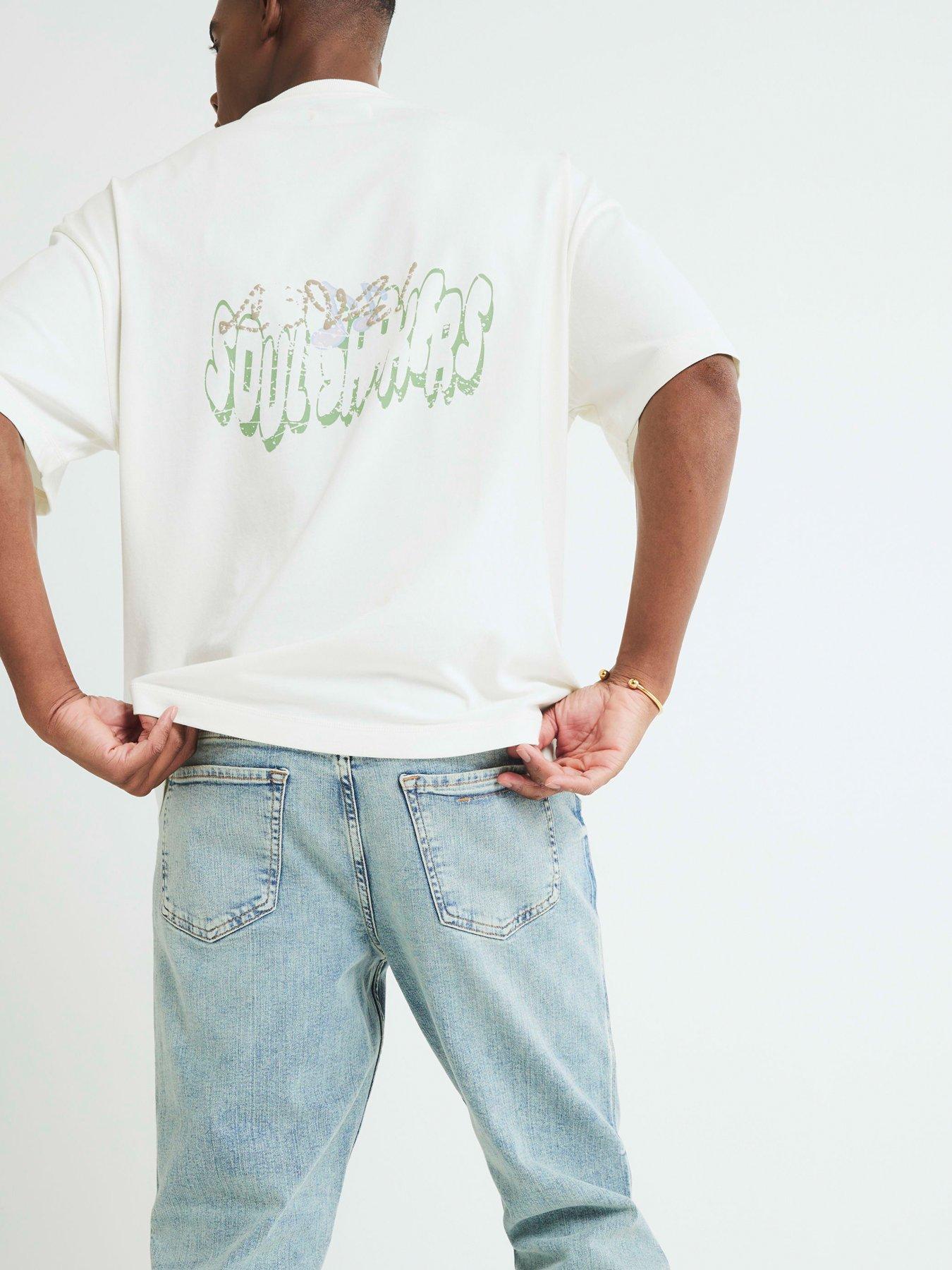 Image 2 of 4 of River Island Tapered Fit Jeans