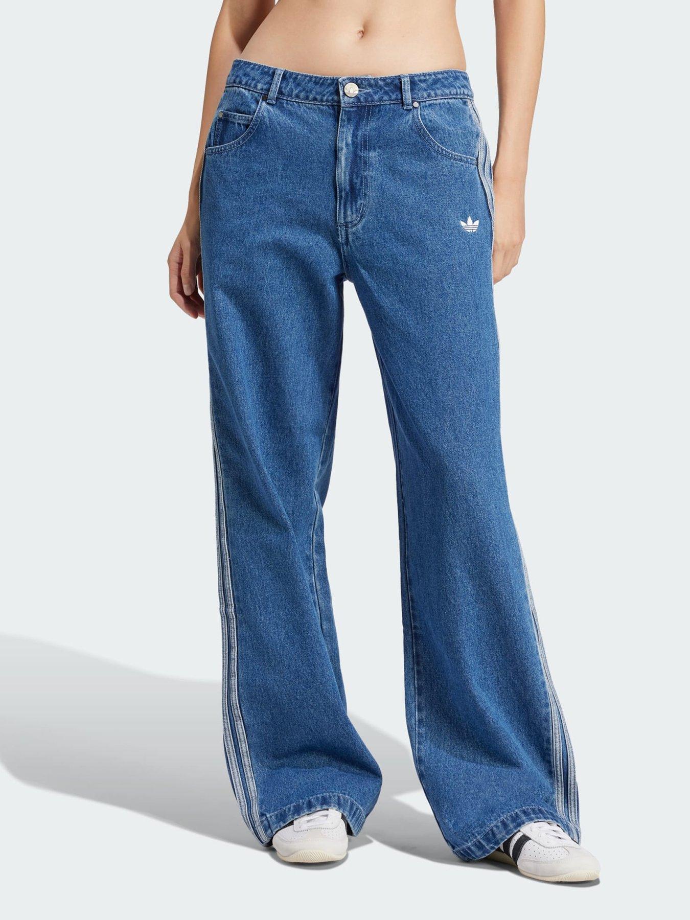 undefined Adicolor Denim 3-Stripes Track Pants