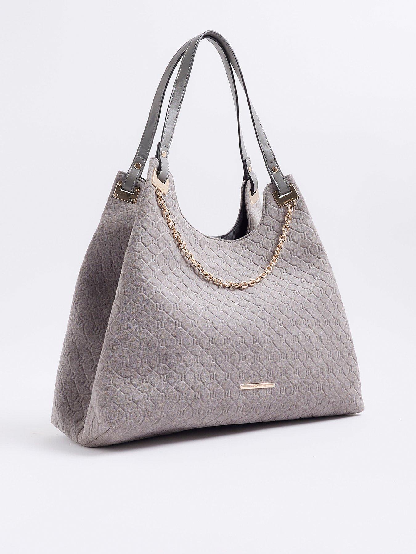 River Island Embossed Chain Front Shoulder Bag Very