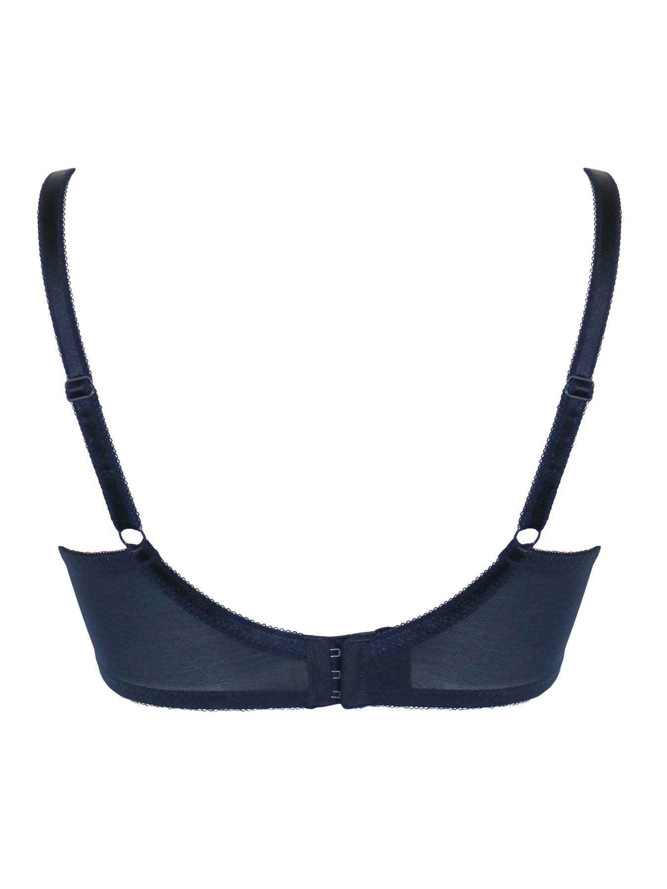 Image 4 of 4 of Pour Moi Rebel Underwired Side Support Bra D-J