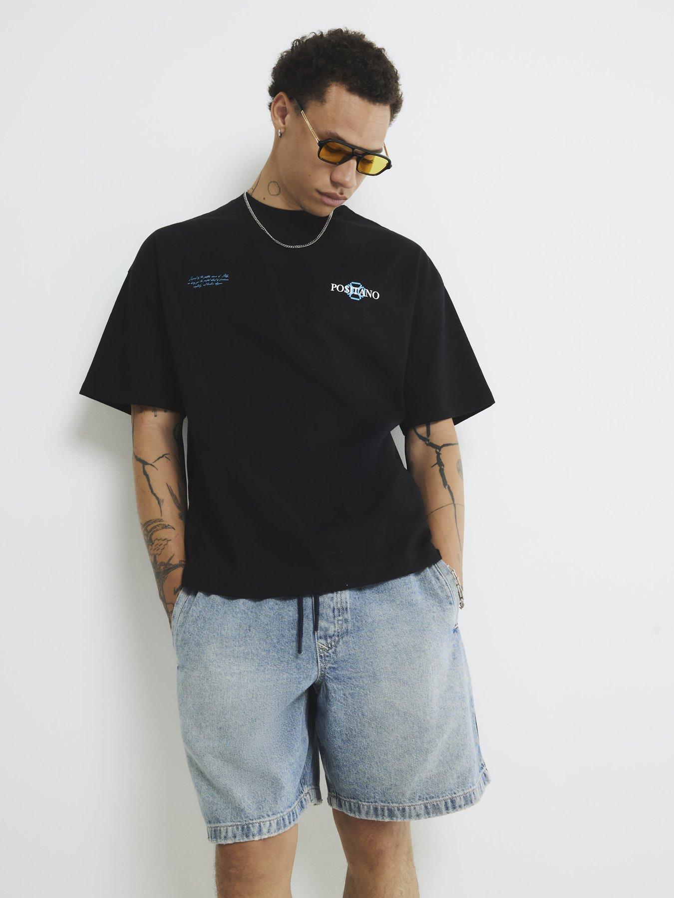 undefined Oversized Fit Positano Lemon T-shirt