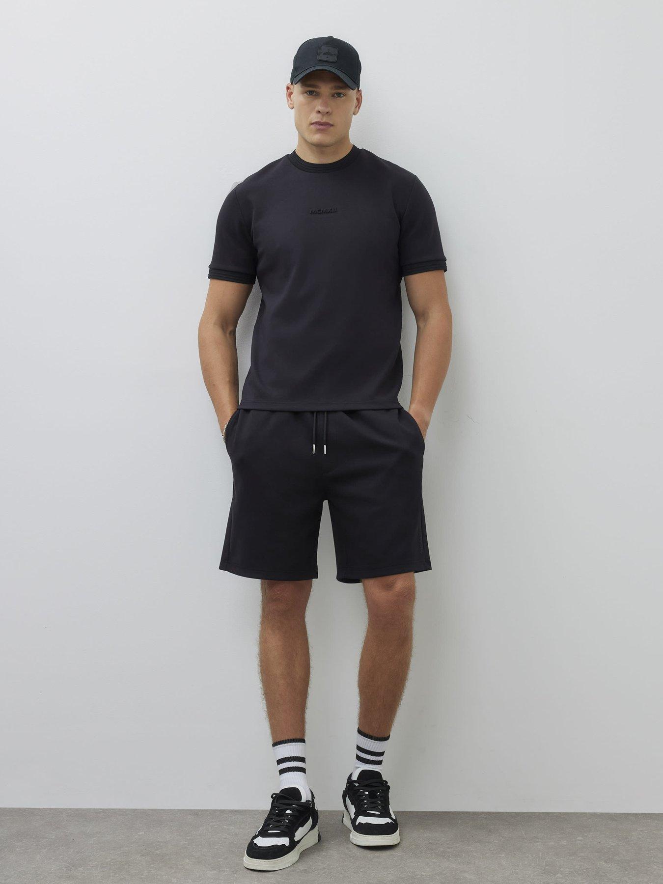Image 2 of 4 of River Island Regular Fit Drawstring Jersey Shorts