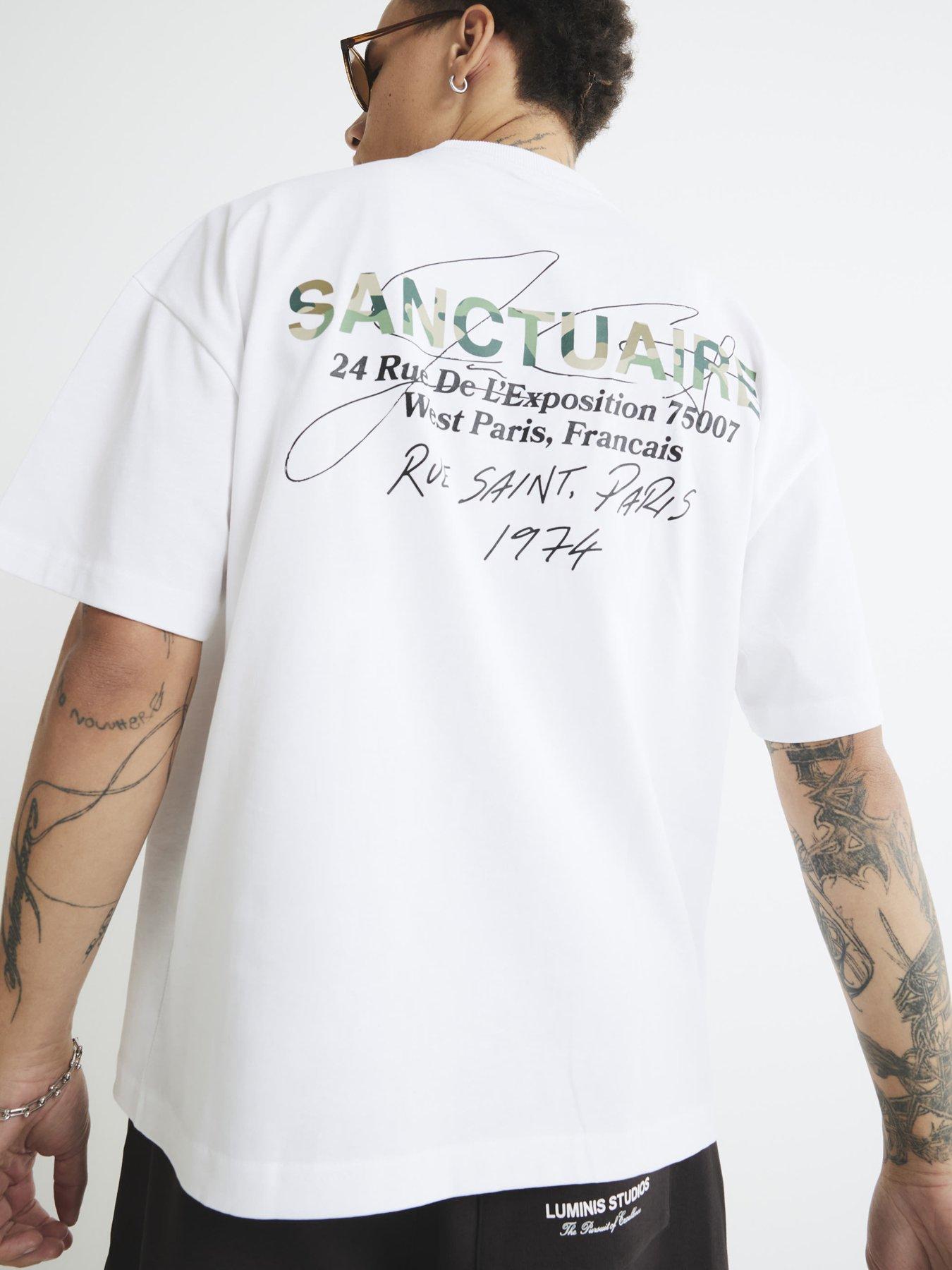 undefined Oversized Sanctuaire Camouflage T-shirt