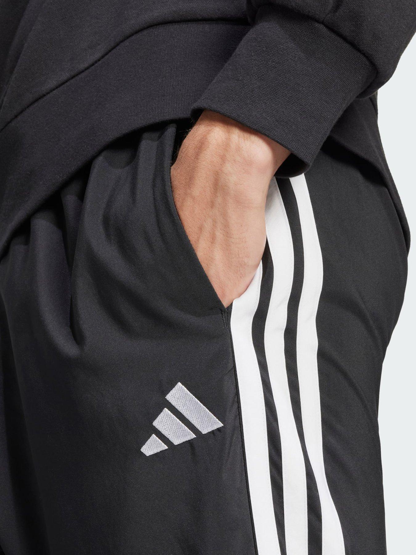 Image 4 of 5 of adidas Essentials 3-Stripes Stanford Pants Open Hem