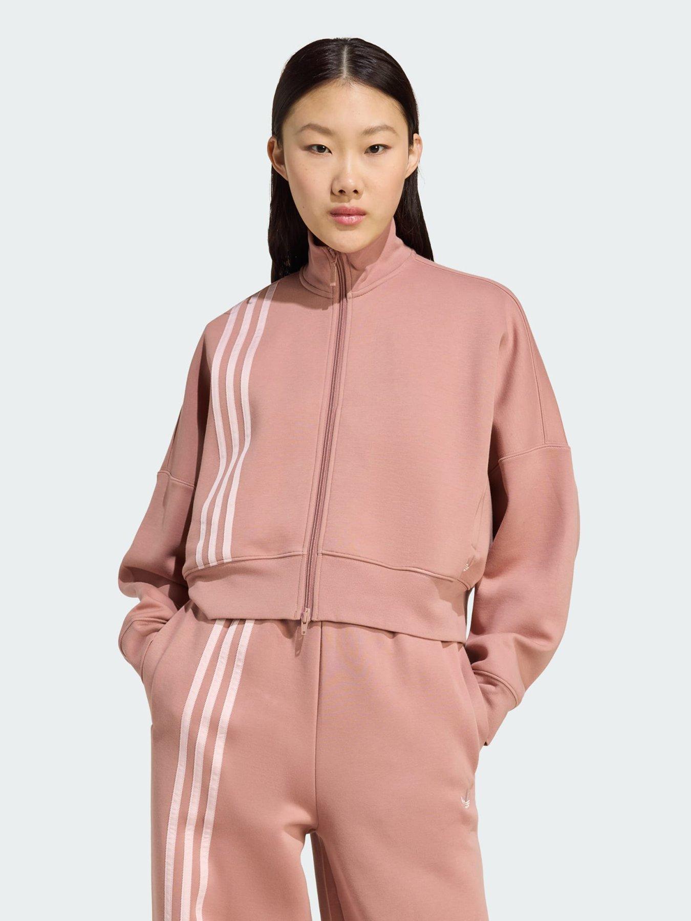 adidas Originals Off Placed 3-Stripes Zip Up