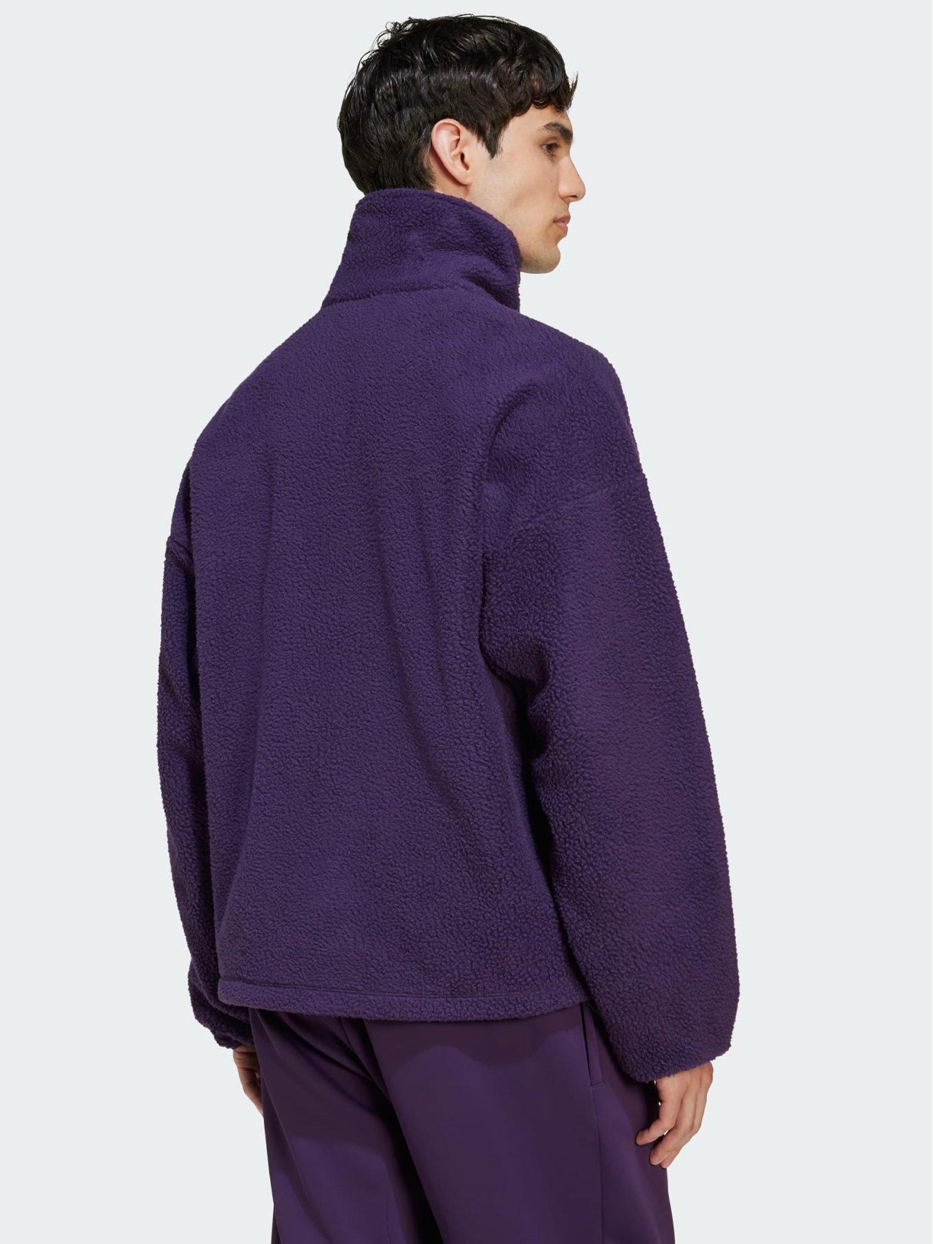Image 2 of 5 of adidas City Tech High Pile Fleece Full-Zip Jacket