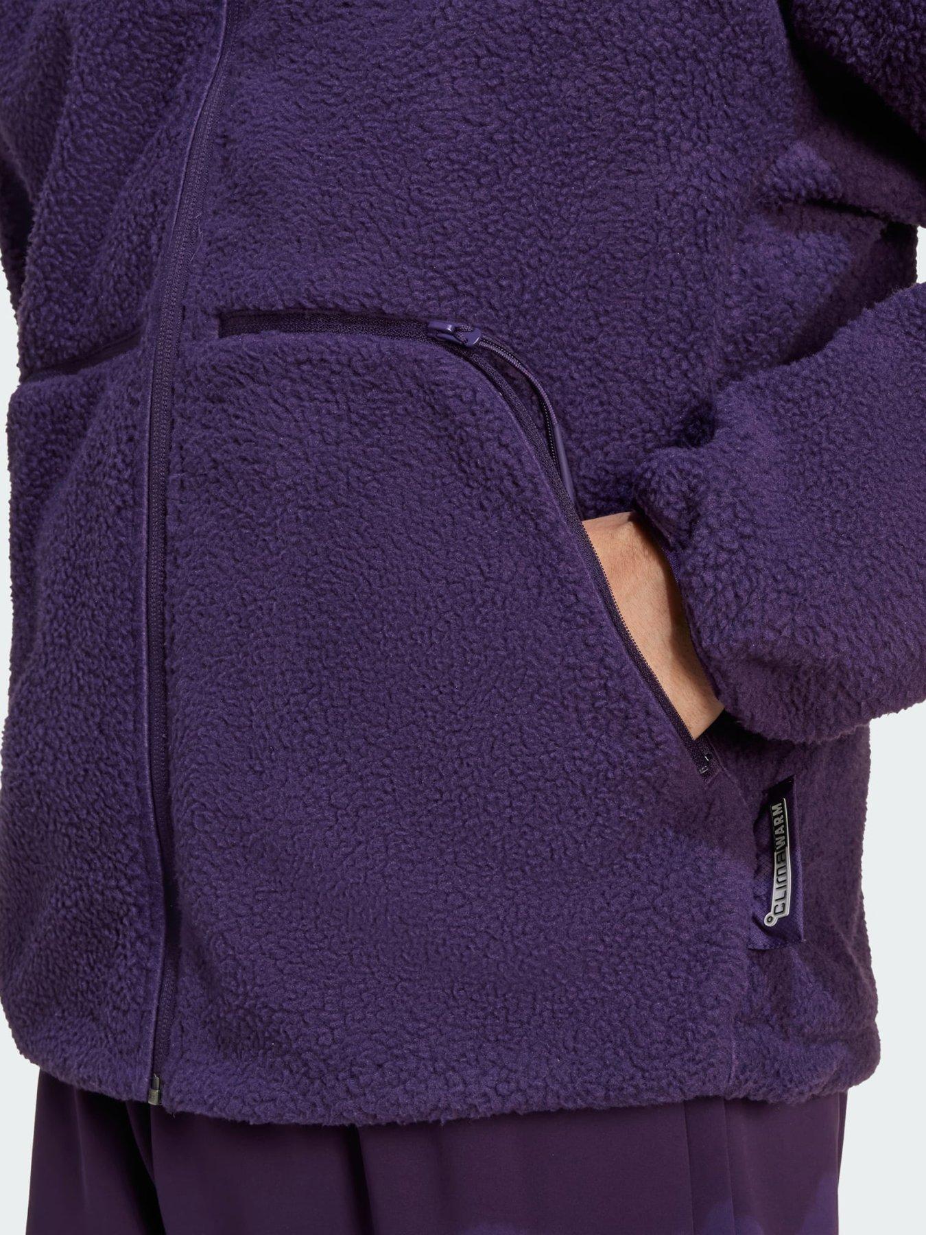 Image 4 of 5 of adidas City Tech High Pile Fleece Full-Zip Jacket