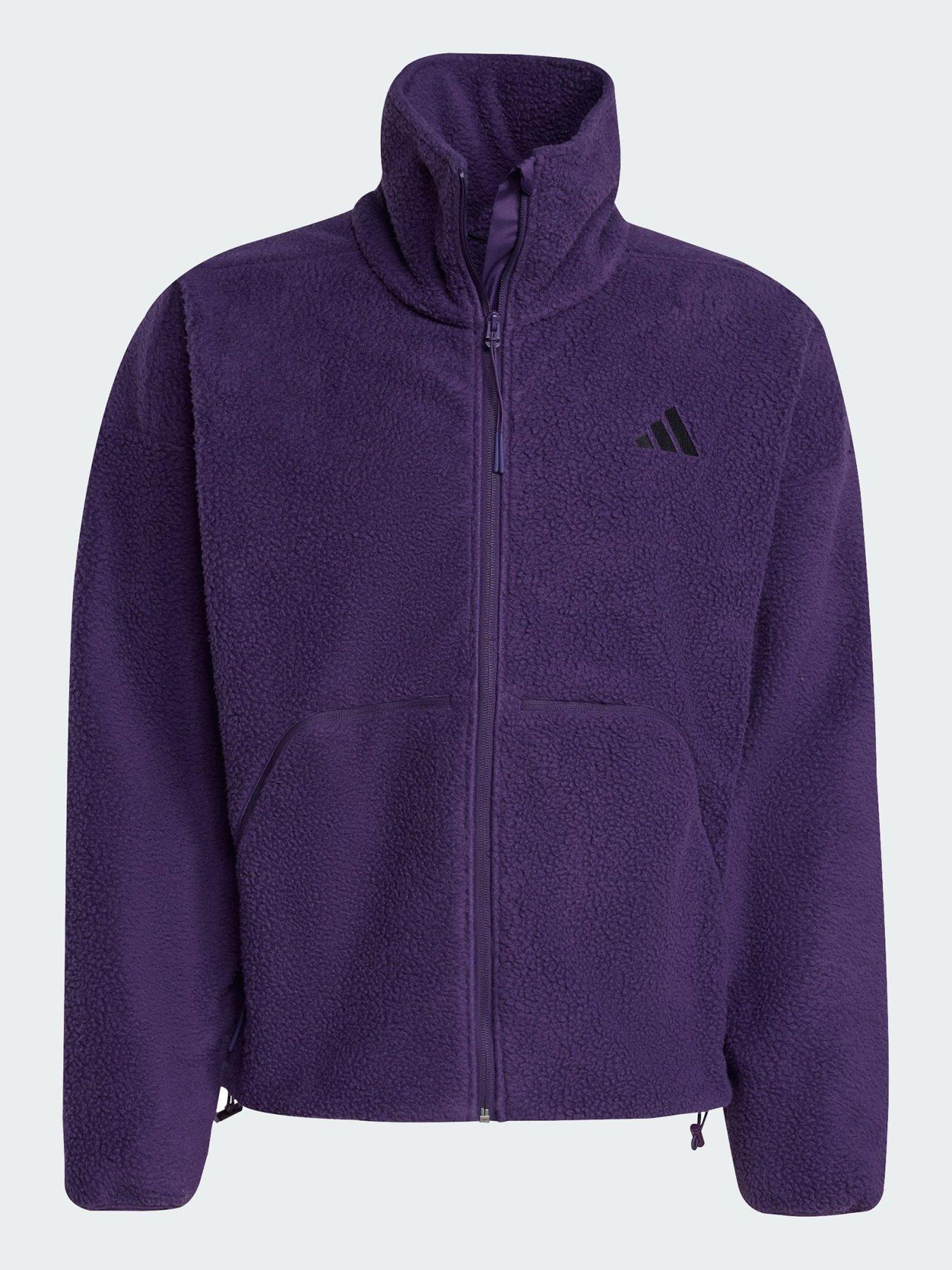 Image 5 of 5 of adidas City Tech High Pile Fleece Full-Zip Jacket