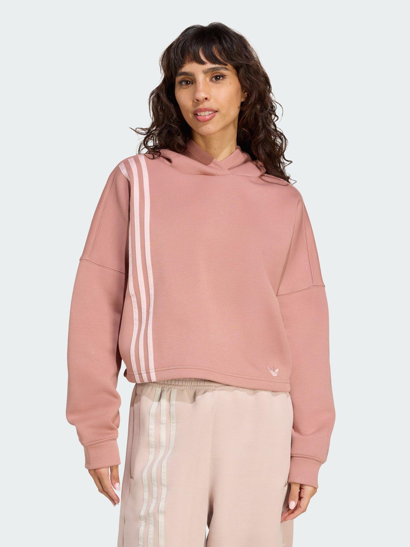 adidas Originals Off Placed 3-Stripes Hoodie Very