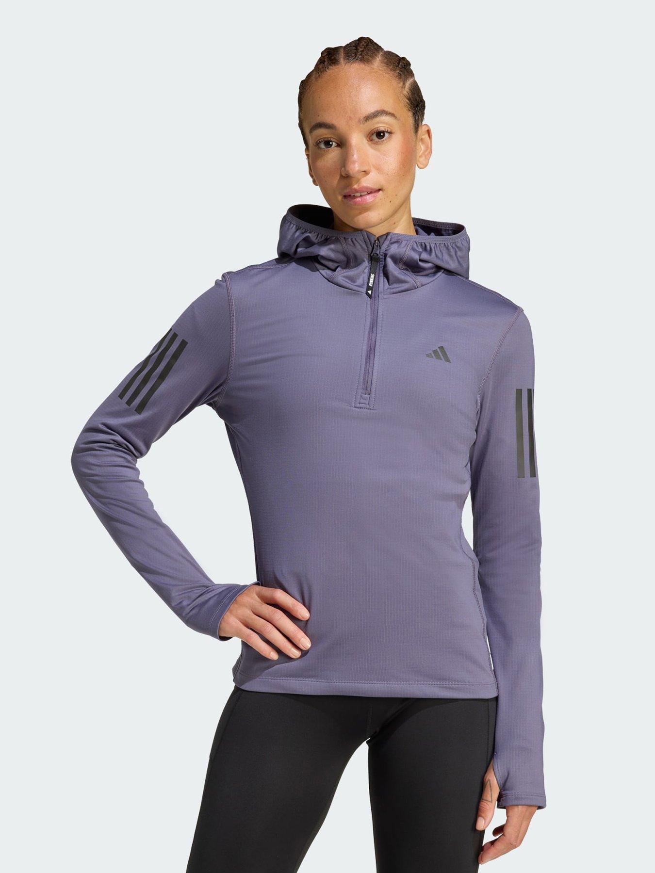 adidas Own The Run Winterized Hooded Half-Zip