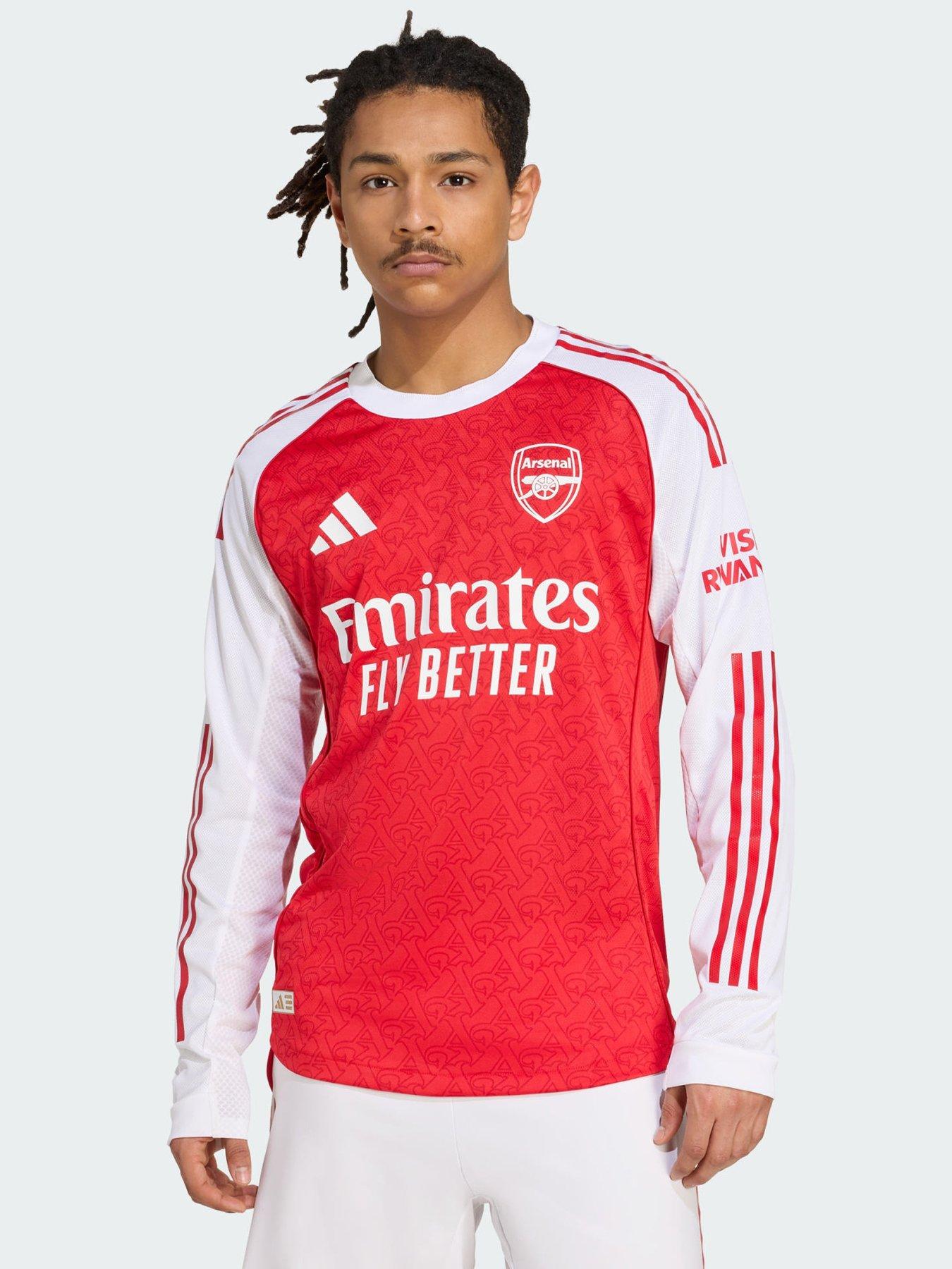 adidas Arsenal 25/26 Long Sleeve Home Authentic Jersey Very