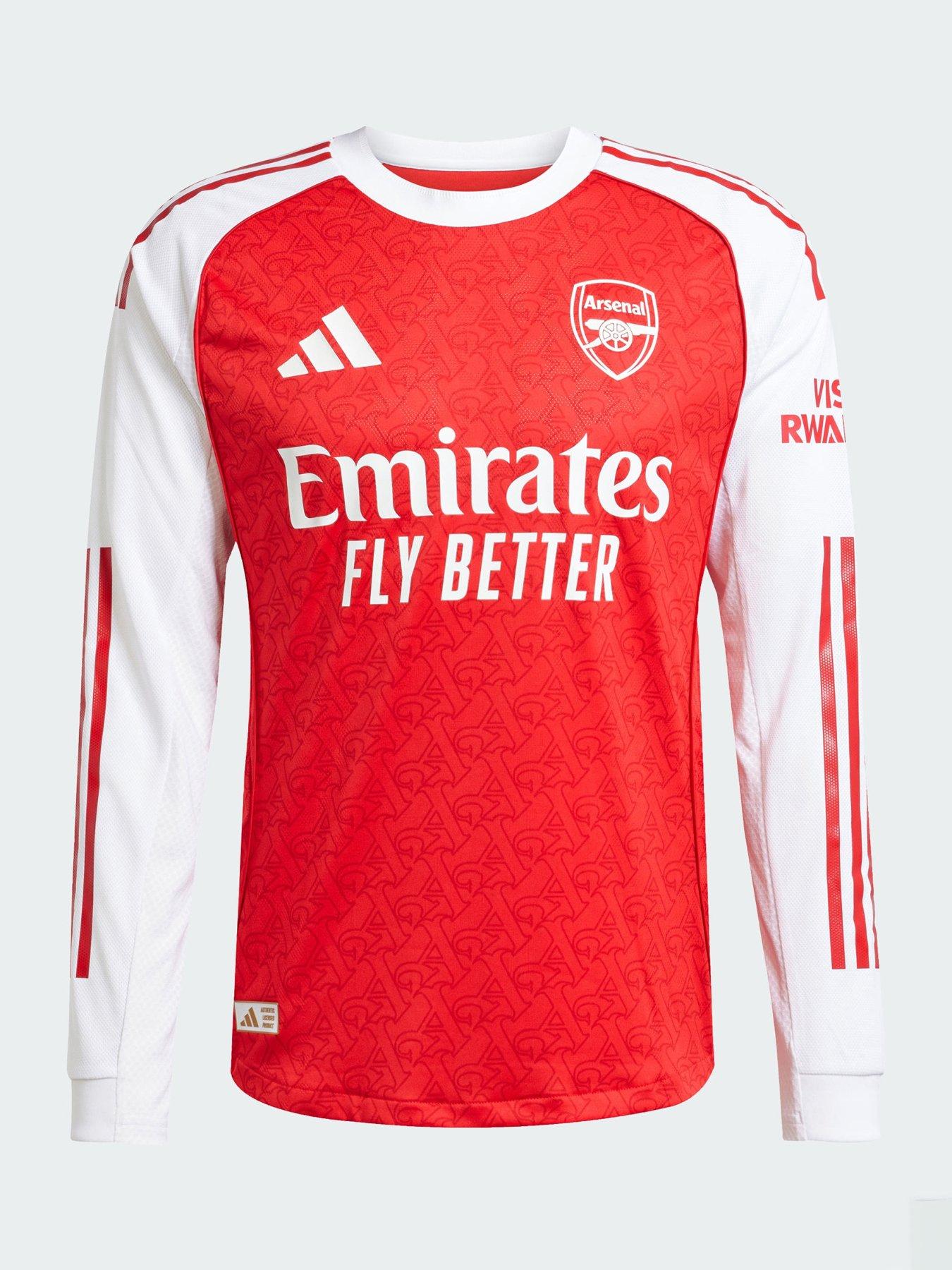 adidas Arsenal 25/26 Long Sleeve Home Authentic Jersey Very
