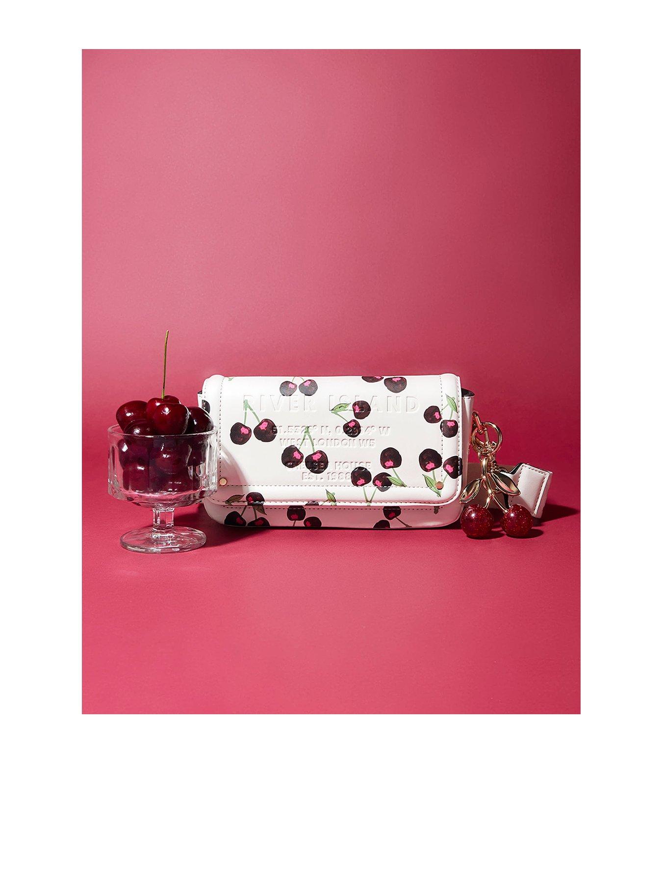 undefined Cherry Print Cross Body Bag