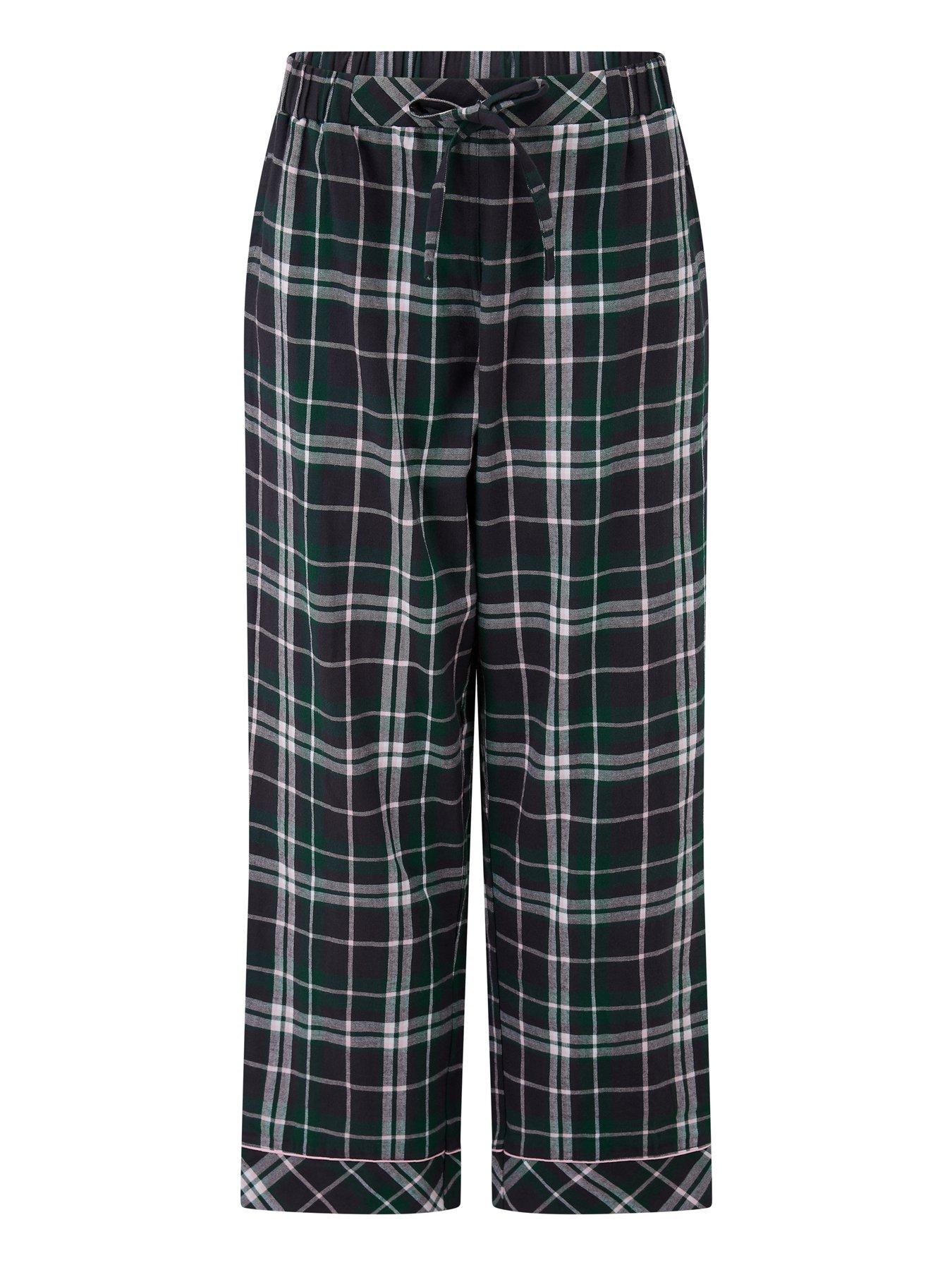 Image 3 of 4 of Pour Moi Cosy Check Brushed Cotton Trouser