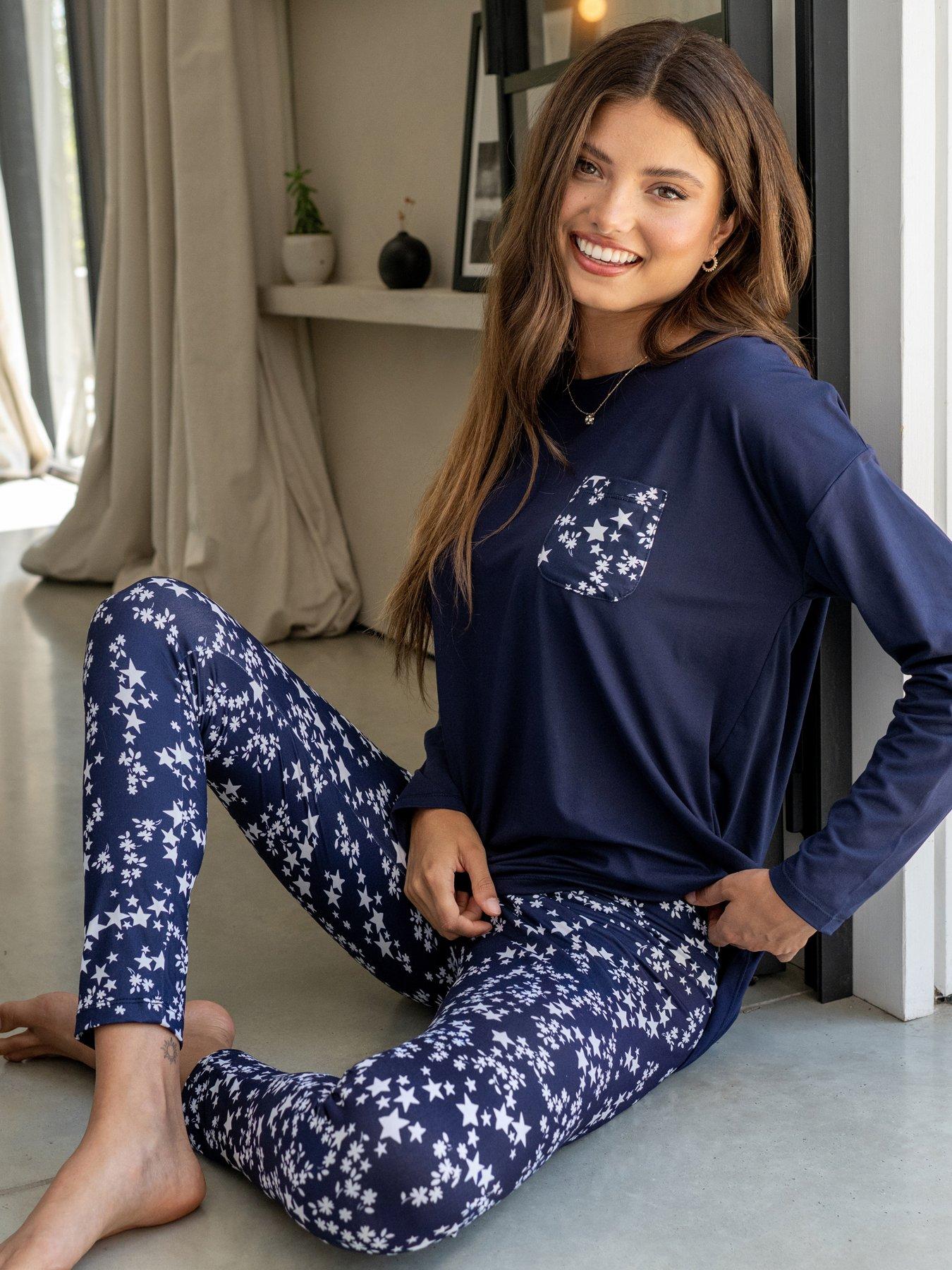 Pour Moi Soft Touch Jersey Fairisle Legging Pyjama Set