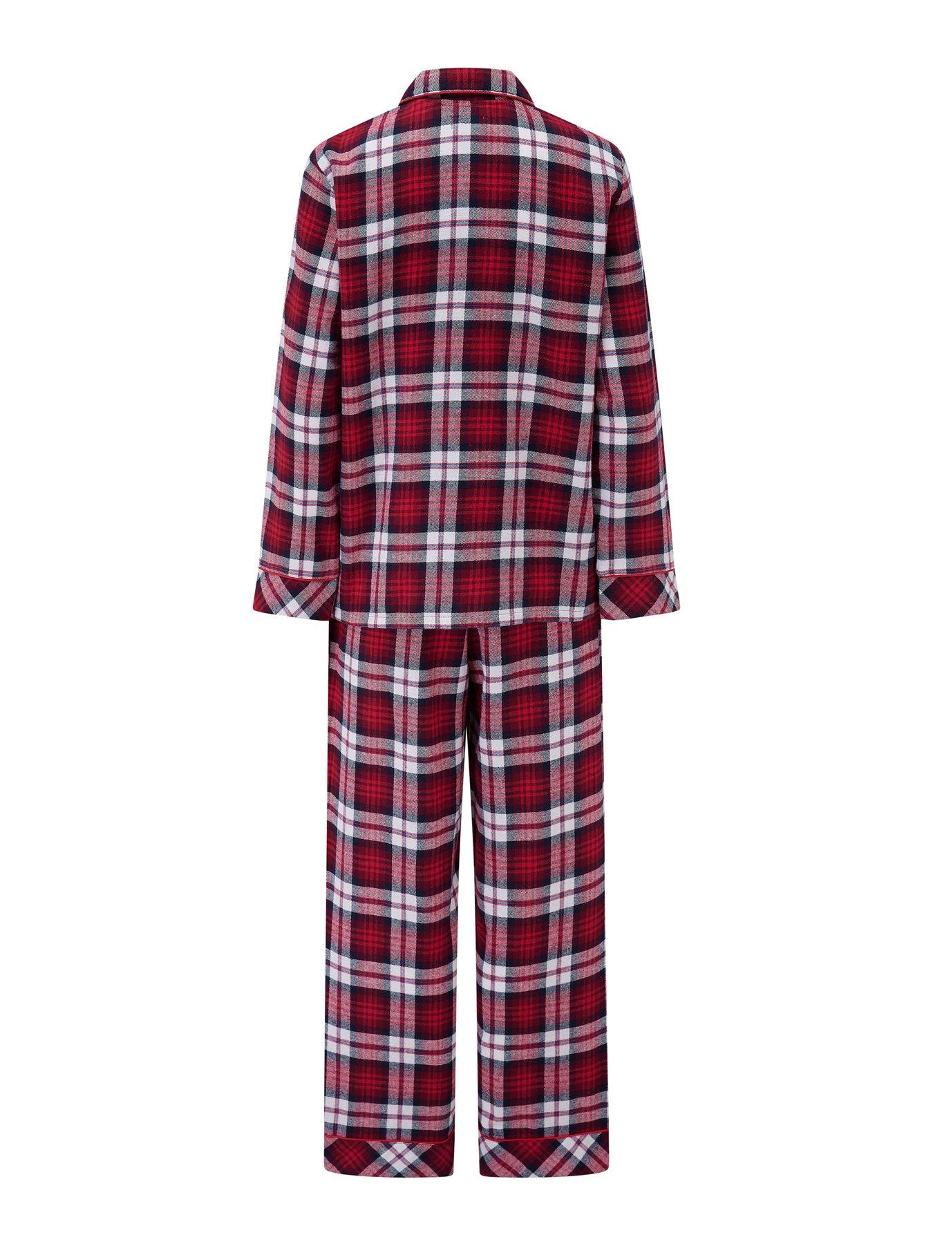 Image 4 of 4 of Pour Moi Cosy Check Brushed Cotton Pyjama Gift Set