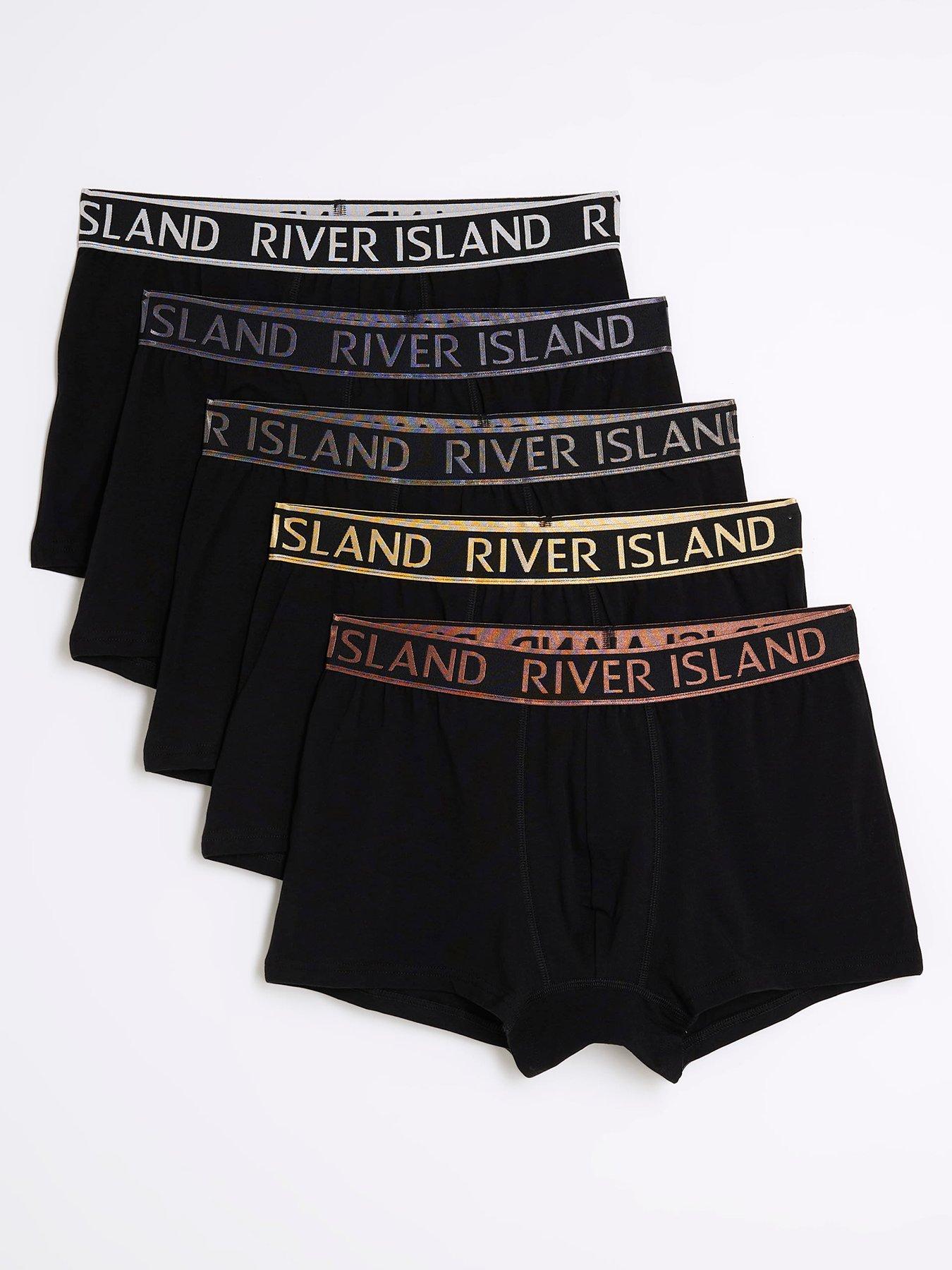 undefined Metallic Ri Pack Of 5 Trunks - Black