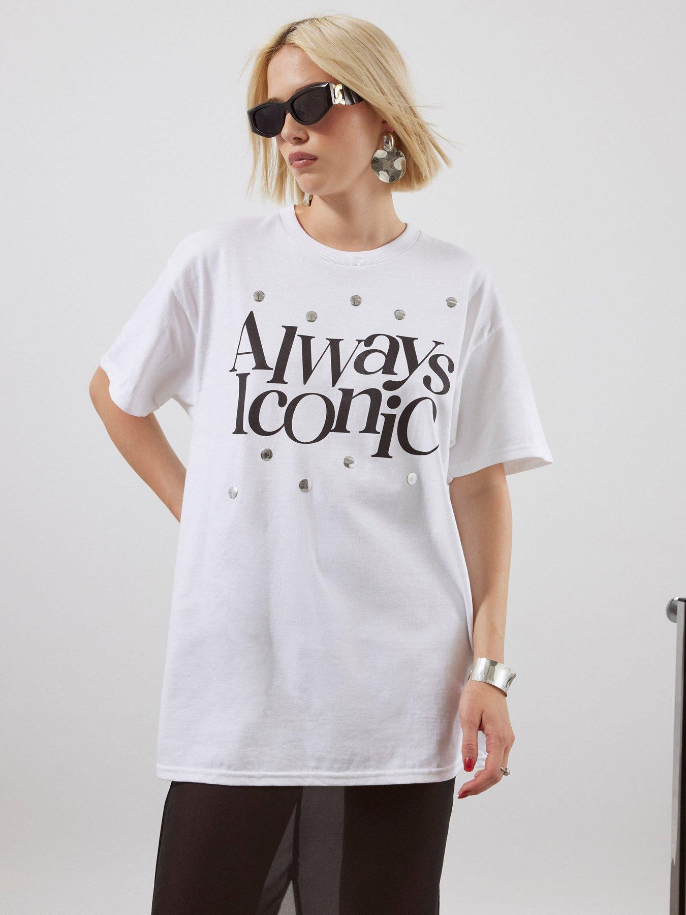 undefined Short Sleeve Always Iconic T-shirt - White