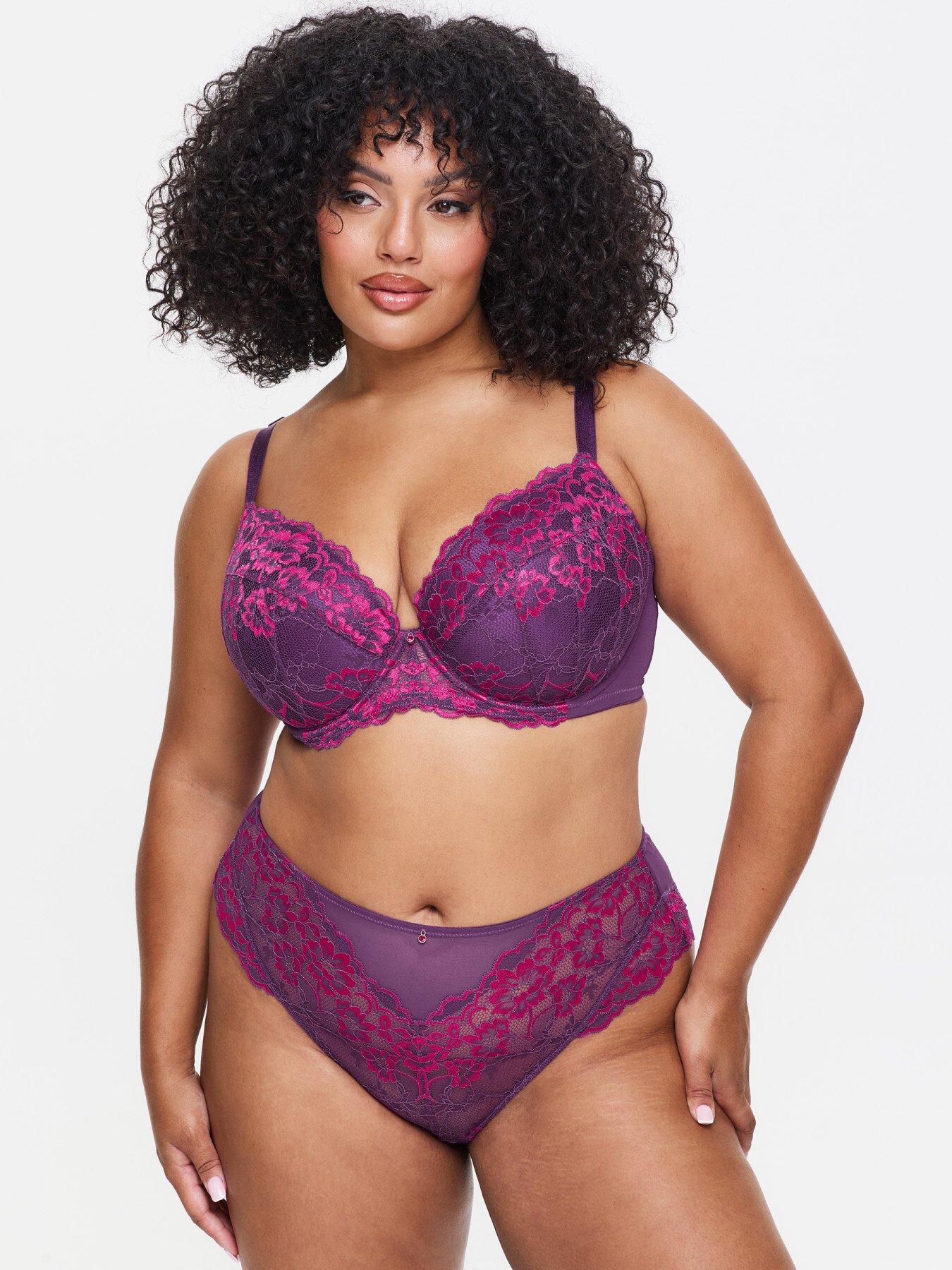 undefined Sexy Lace Padded Plunge Bra