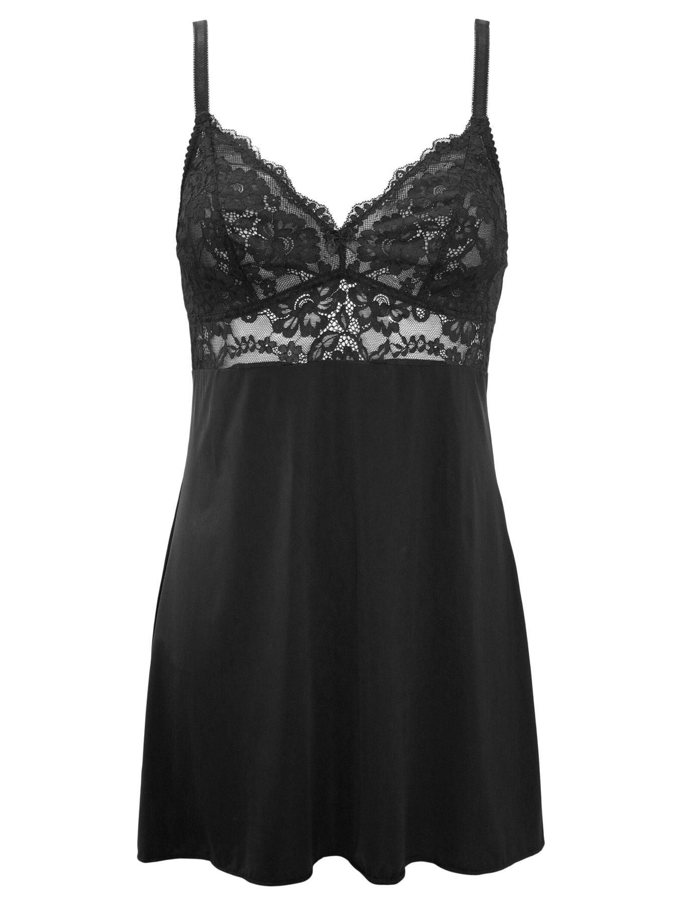 Image 3 of 4 of Pour Moi Fleur Lace Chemise