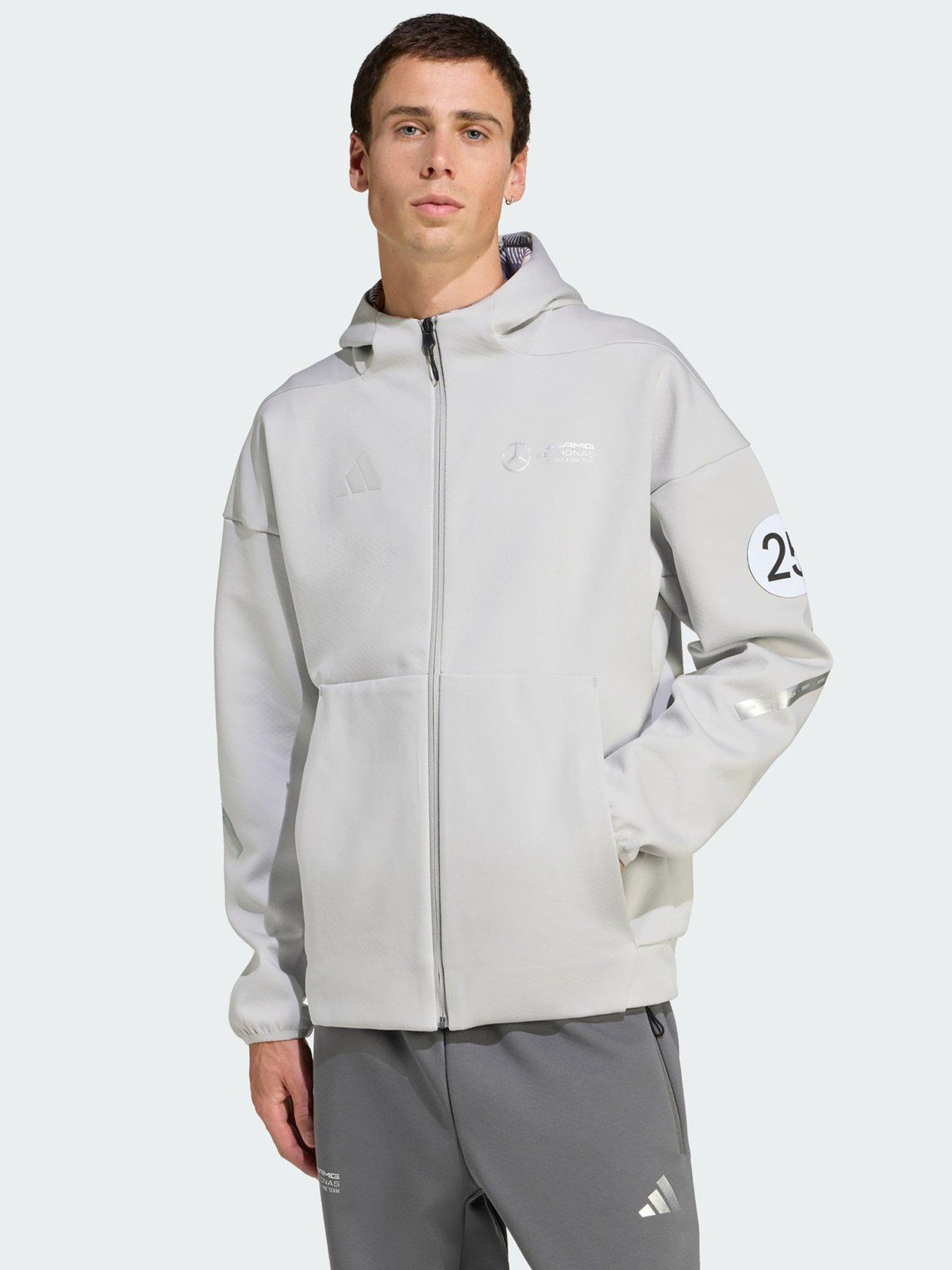 Adidas Mercedes - Amg Petronas Formula One Team Silver Arrows Full-Zip Hood