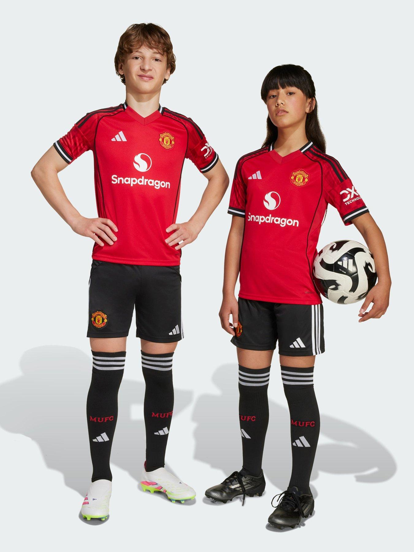 adidas Manchester United 25/26 Home Shorts Kids