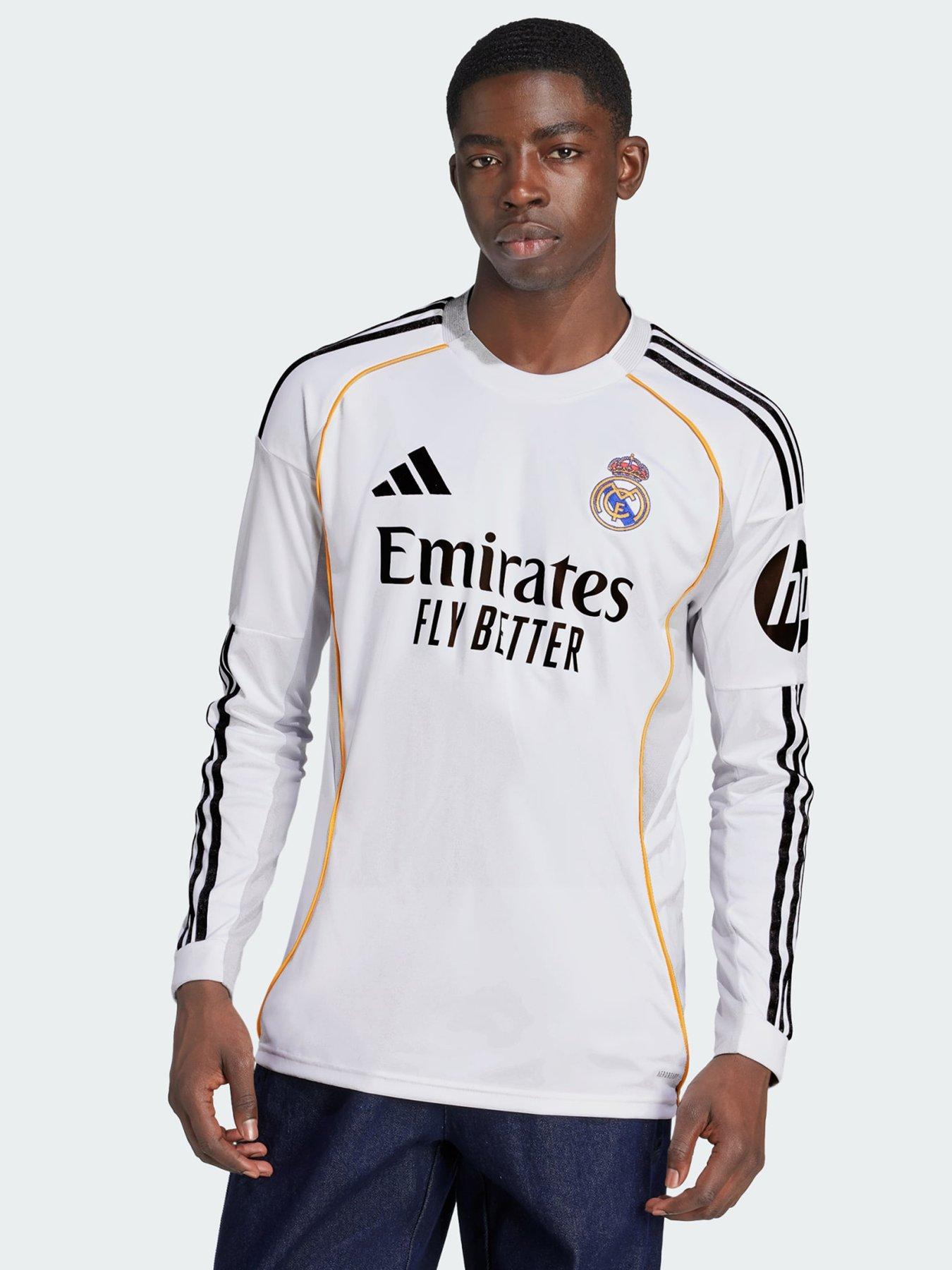 adidas Real Madrid 25/26 Long Sleeve Home Jersey
