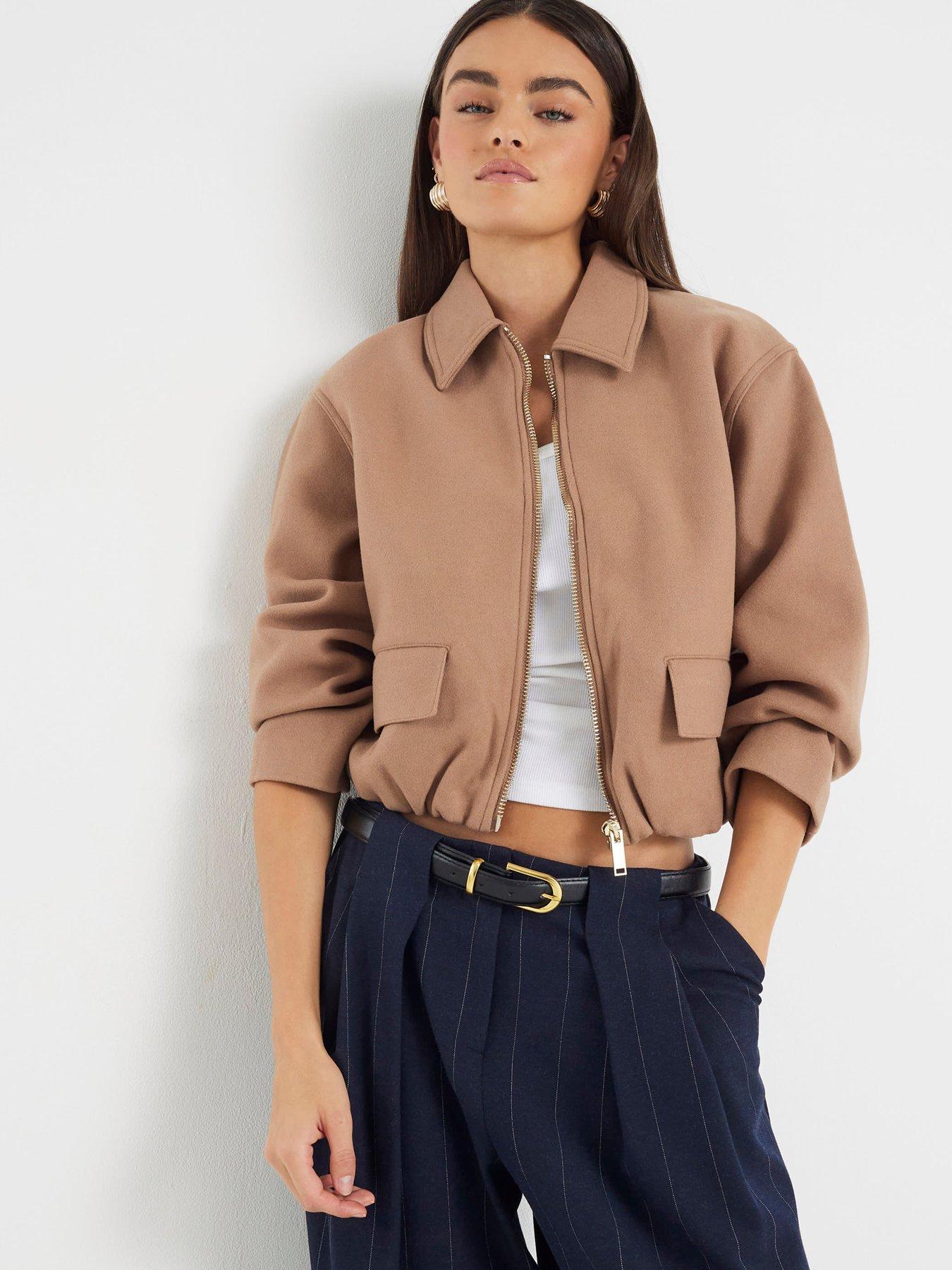 True Religion Reflective Cropped Jacket Womens Bubble Puffer