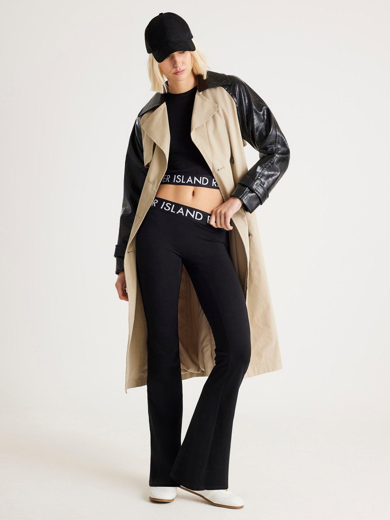 River Island Baby T-shirt And Flared Trousers Set - Black