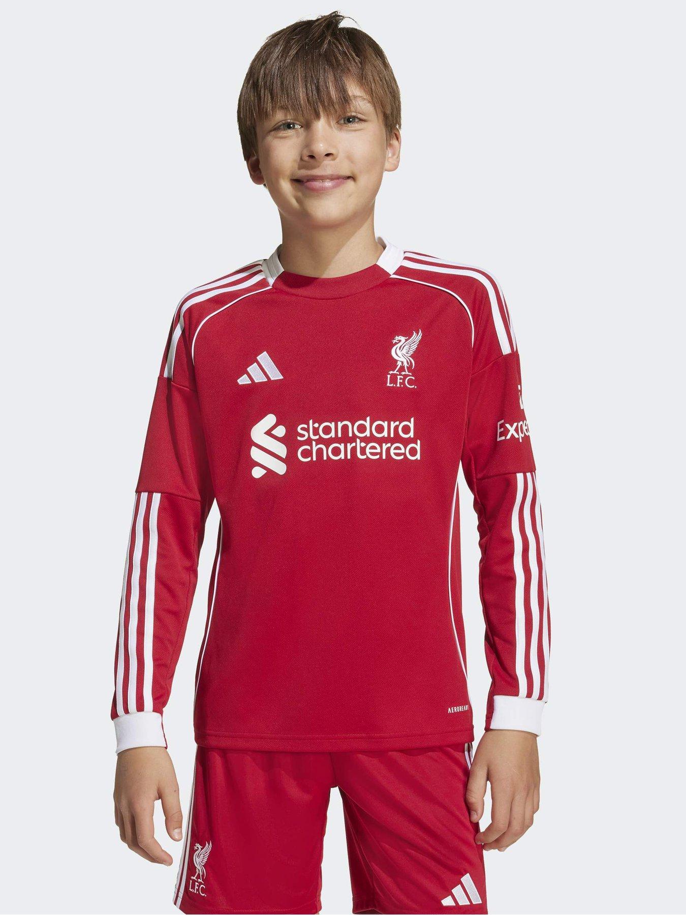 adidas Liverpool FC 25/26 Long Sleeve Home Jersey | Very