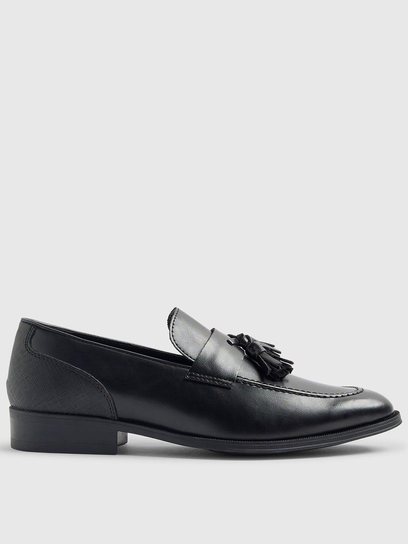 River Island Tassel Loafers - Black