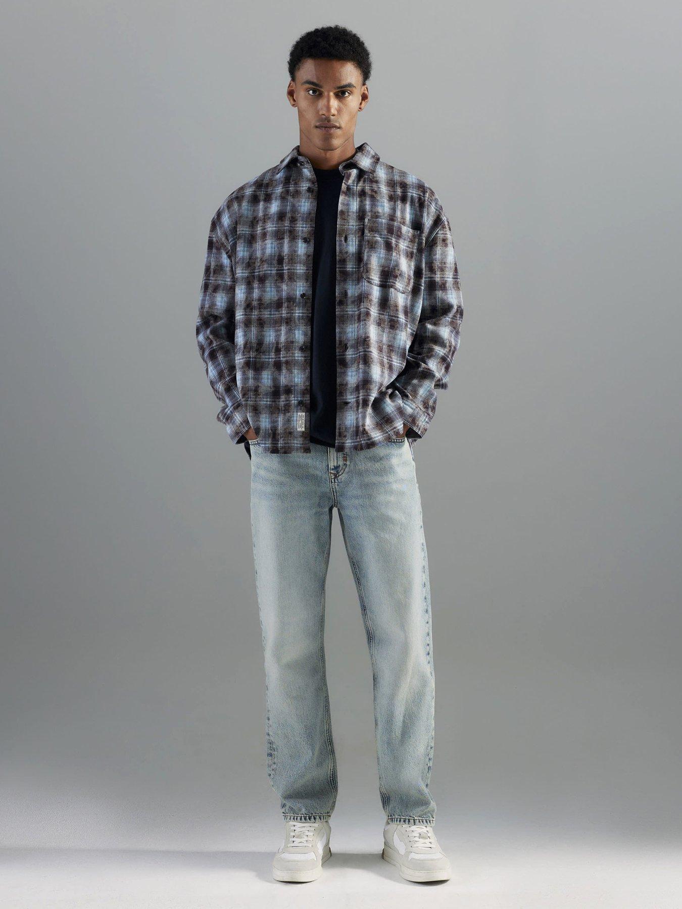 River Island Straight Leg Jeans - Blue