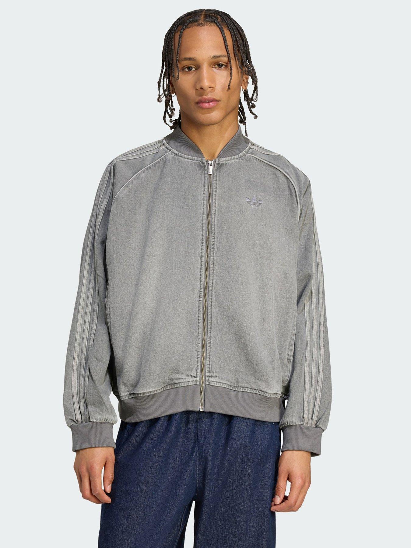 adidas Originals SST Adicolor Loose SST Denim Black Wash Jacket | Very