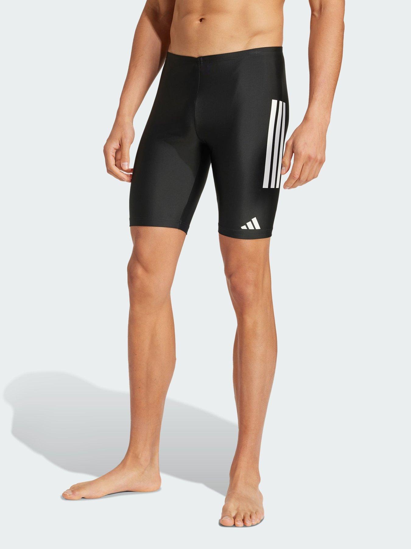Adidas 3-Stripes Swim Jammers 8-Inch