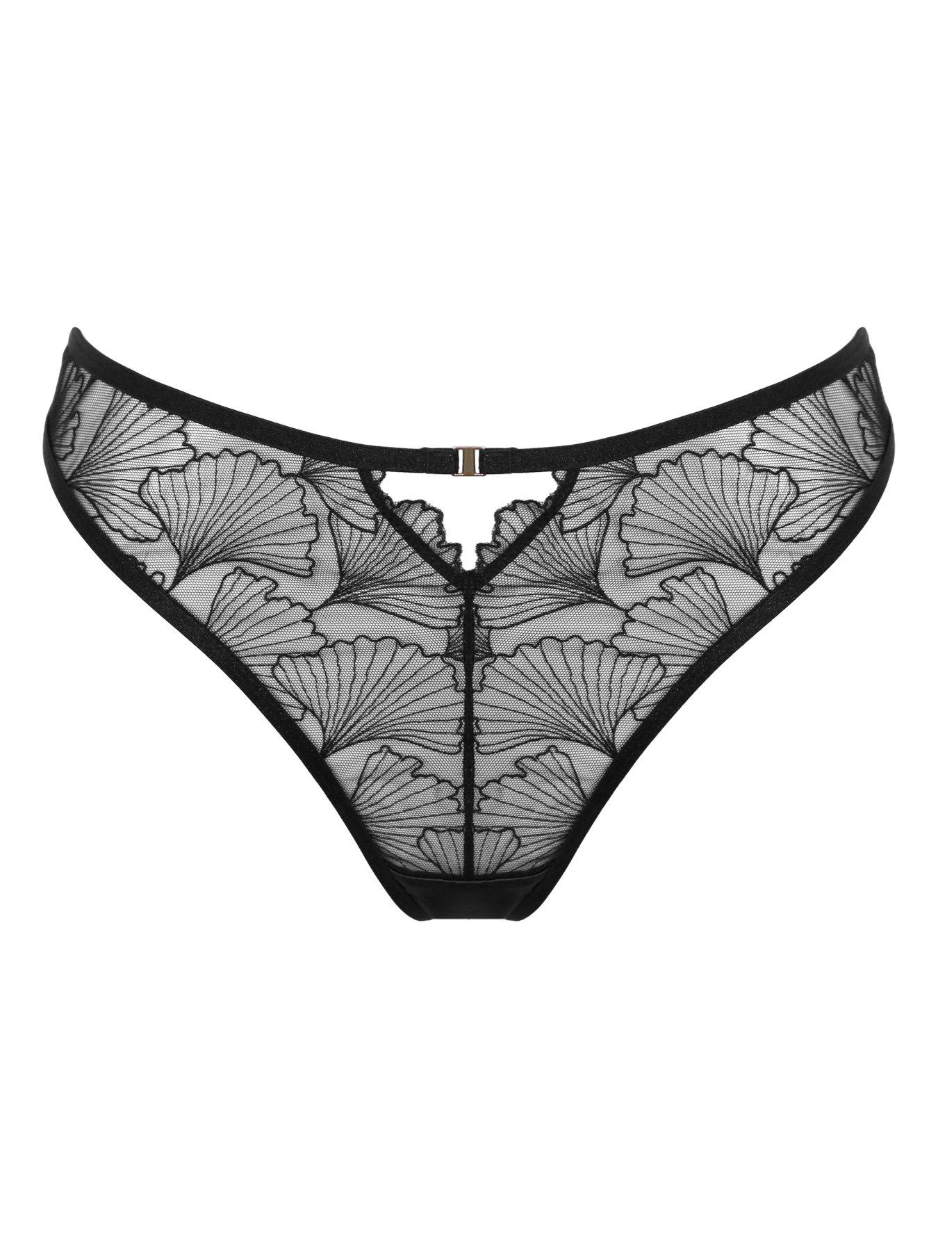 Image 3 of 4 of Pour Moi Ember Embroidered Thong