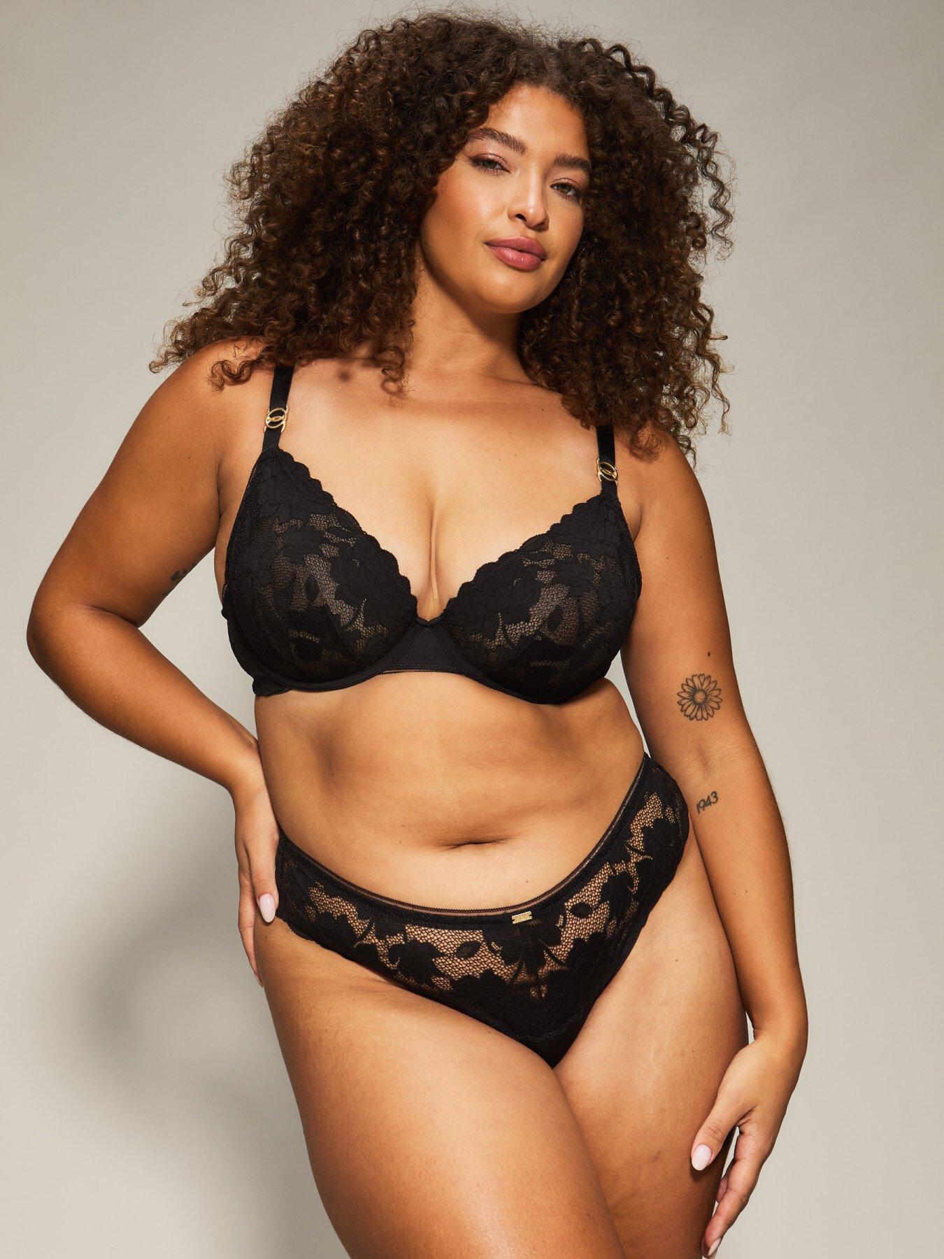 Image 3 of 4 of Knickerbox Dolly Non Padded Plunge Bra