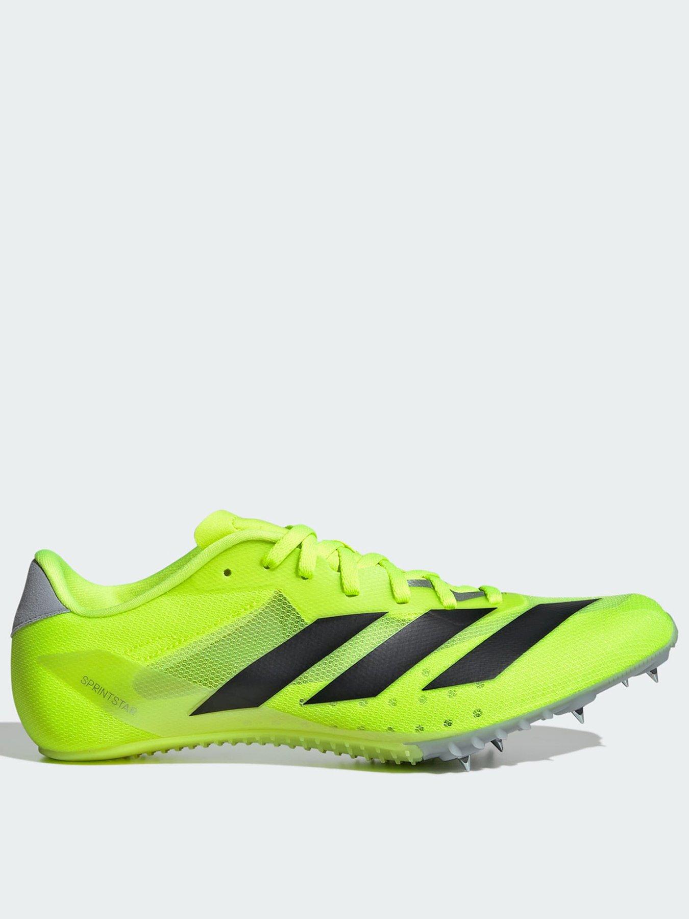 adidas Adizero Sprintstar Shoes, Yellow/Black, Size 8.5, Men